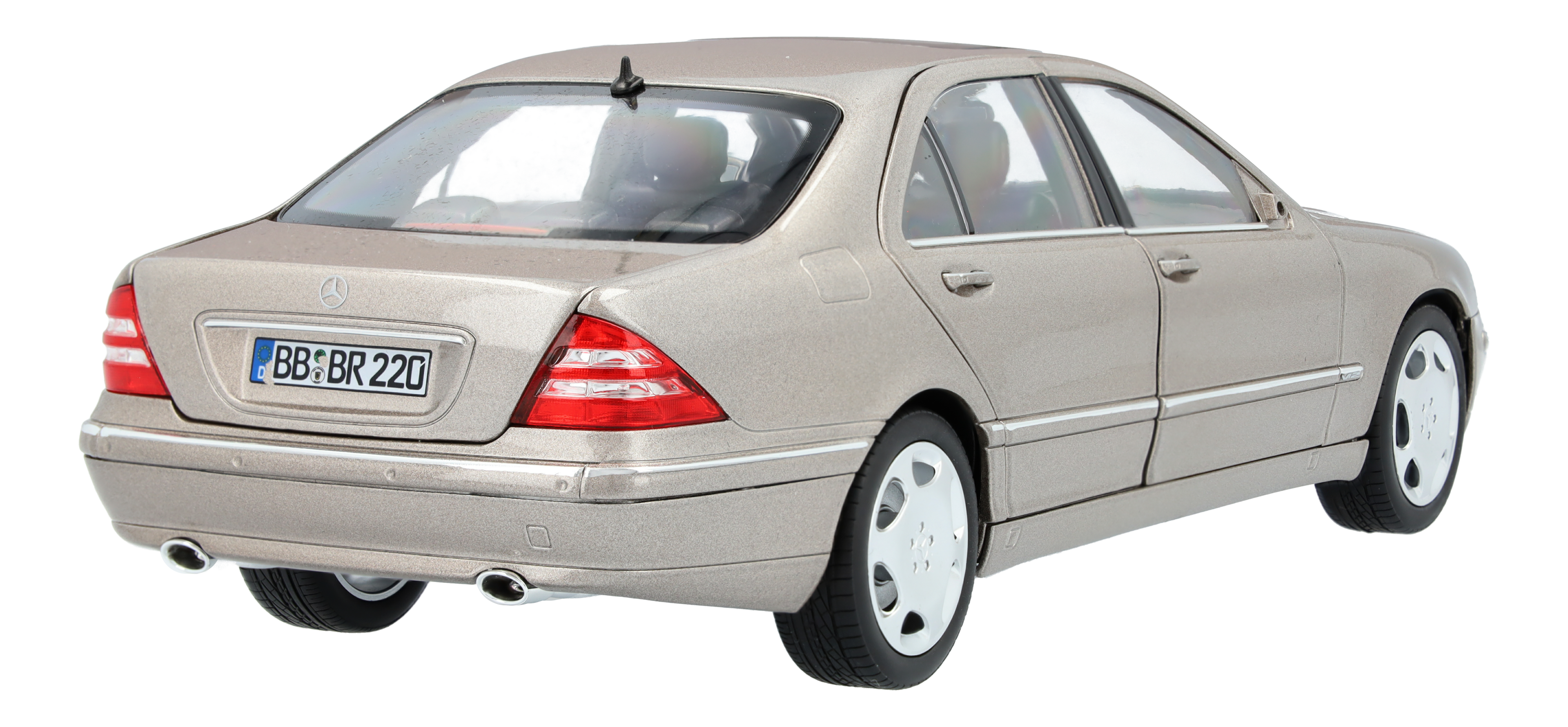 S 600 Berlina versione lunga V220 (2000-2005) - argento cubanite, Norev, 1:18