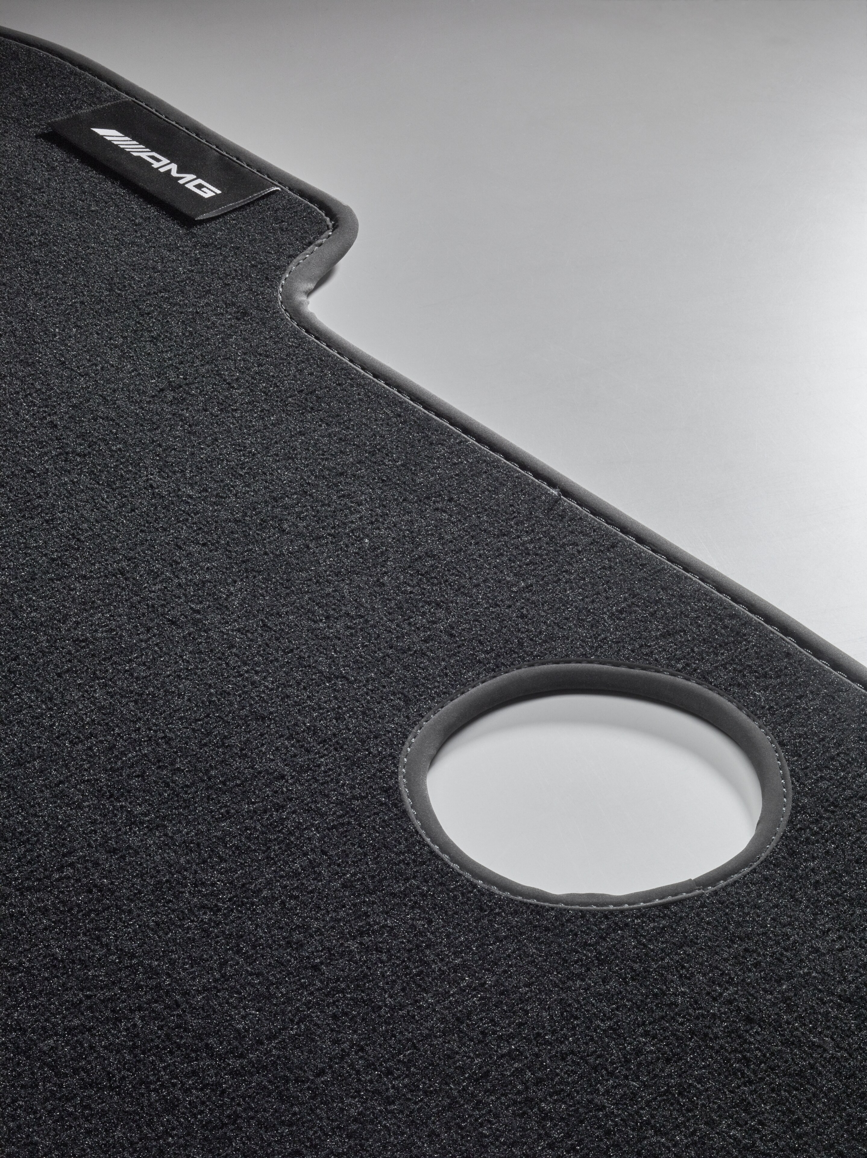 Protezione del bagagliaio tappetino in velours, di perfetta adattabilità - colore nero, poliammide