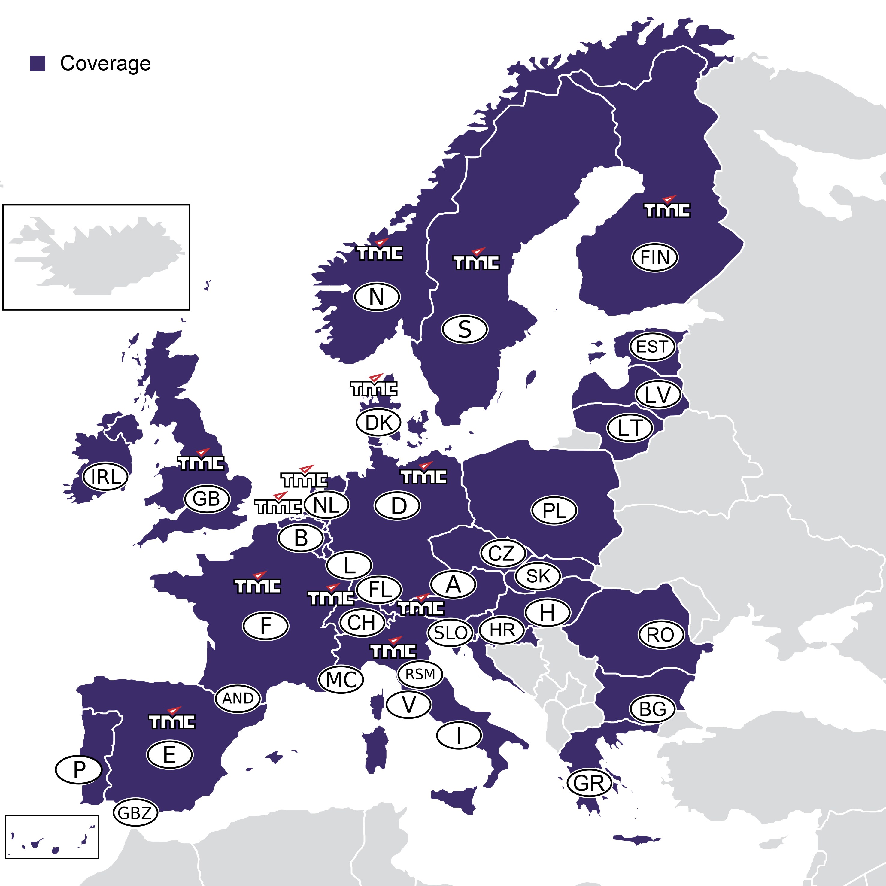 Aggiornamento dati cartografici, COMAND APS, Europa, Versione 2015/2016 - viola, NTG4-204