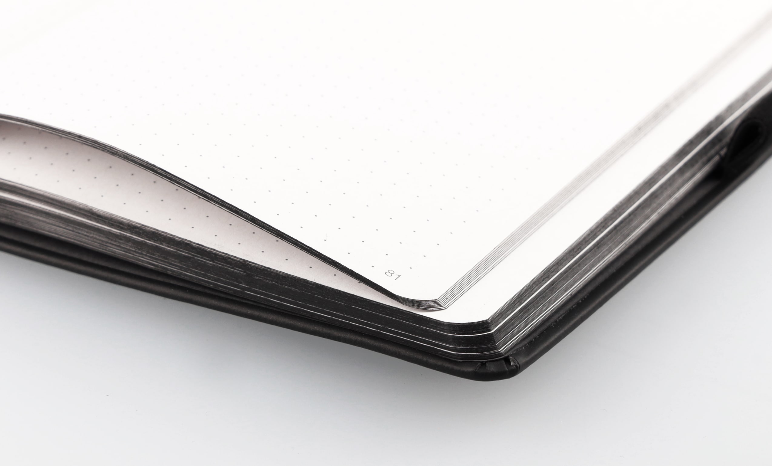 AMG Lanybook - colore nero, Pelle di mele (vegan), Lanybook