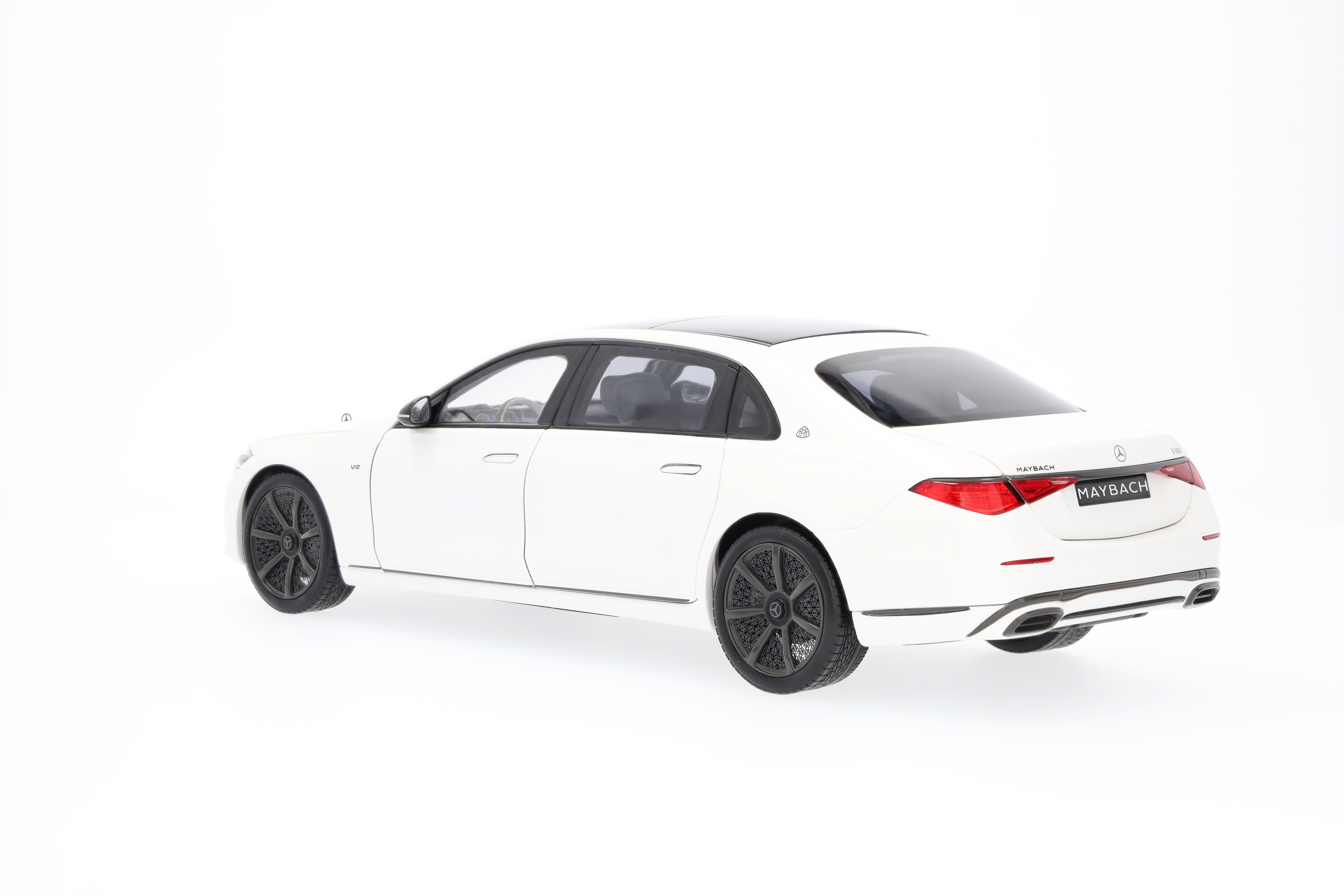 Mercedes-Maybach S 680 4MATIC, Night Series, X223 - G manufaktur bianco opalite magno, Norev, 1:18