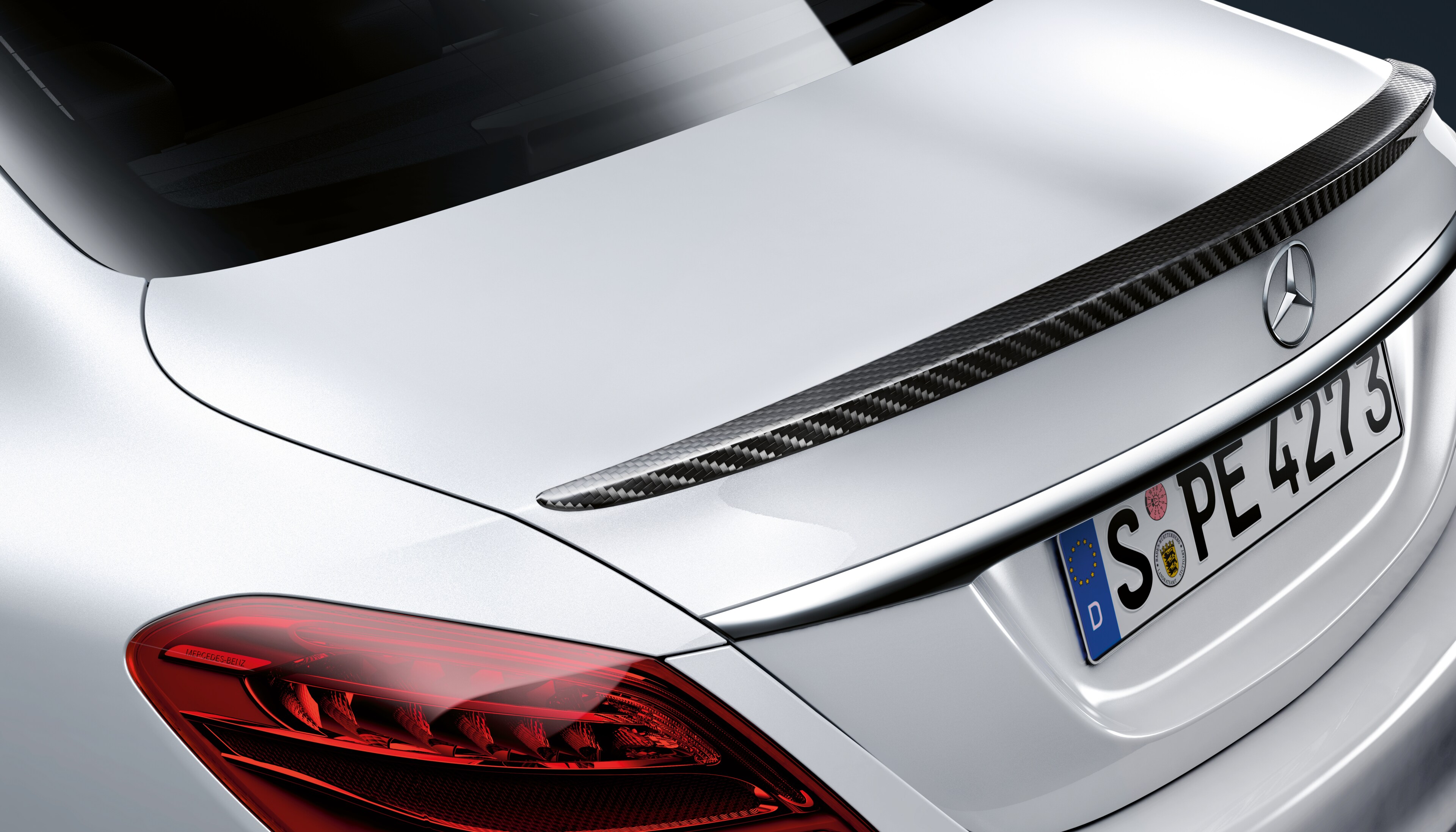 Spoiler posteriore, Carbon Style - policarbonato, carbon look
