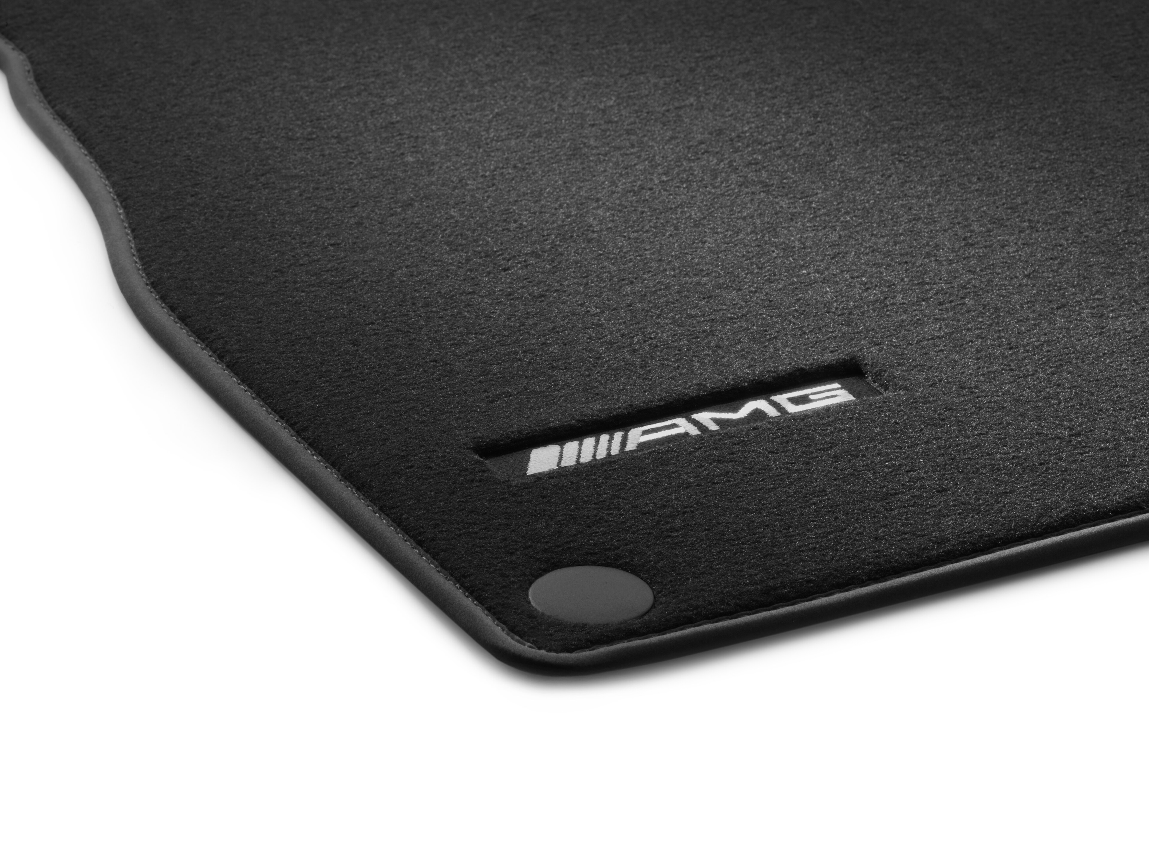 Tappetini AMG con lavorazione a pelo corto, Set, 4 pezzi, con logo AMG ricamato