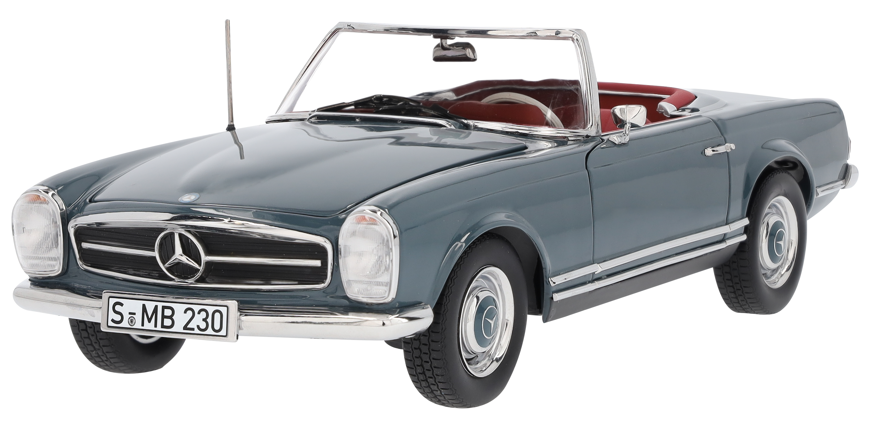 230 SL Pagoda W 113 (1963-1967) - grigio blu, Norev, 1:18