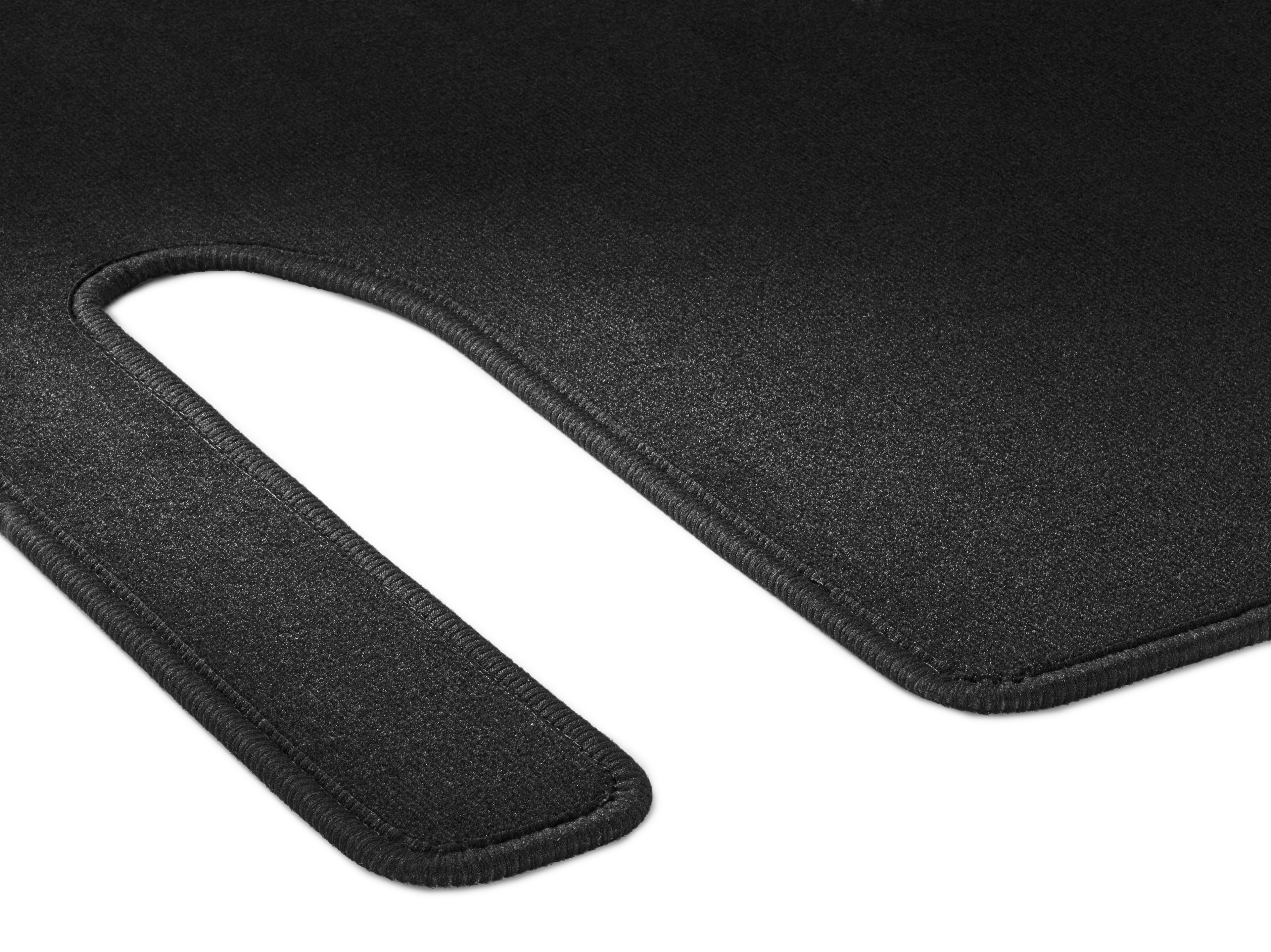 Tappetini in velours, Vano passeggeri, con guida singola, 2 porte scorrevoli (T19), 2 pezzi, T19, U3R/UR3 - LL/RL, colore nero