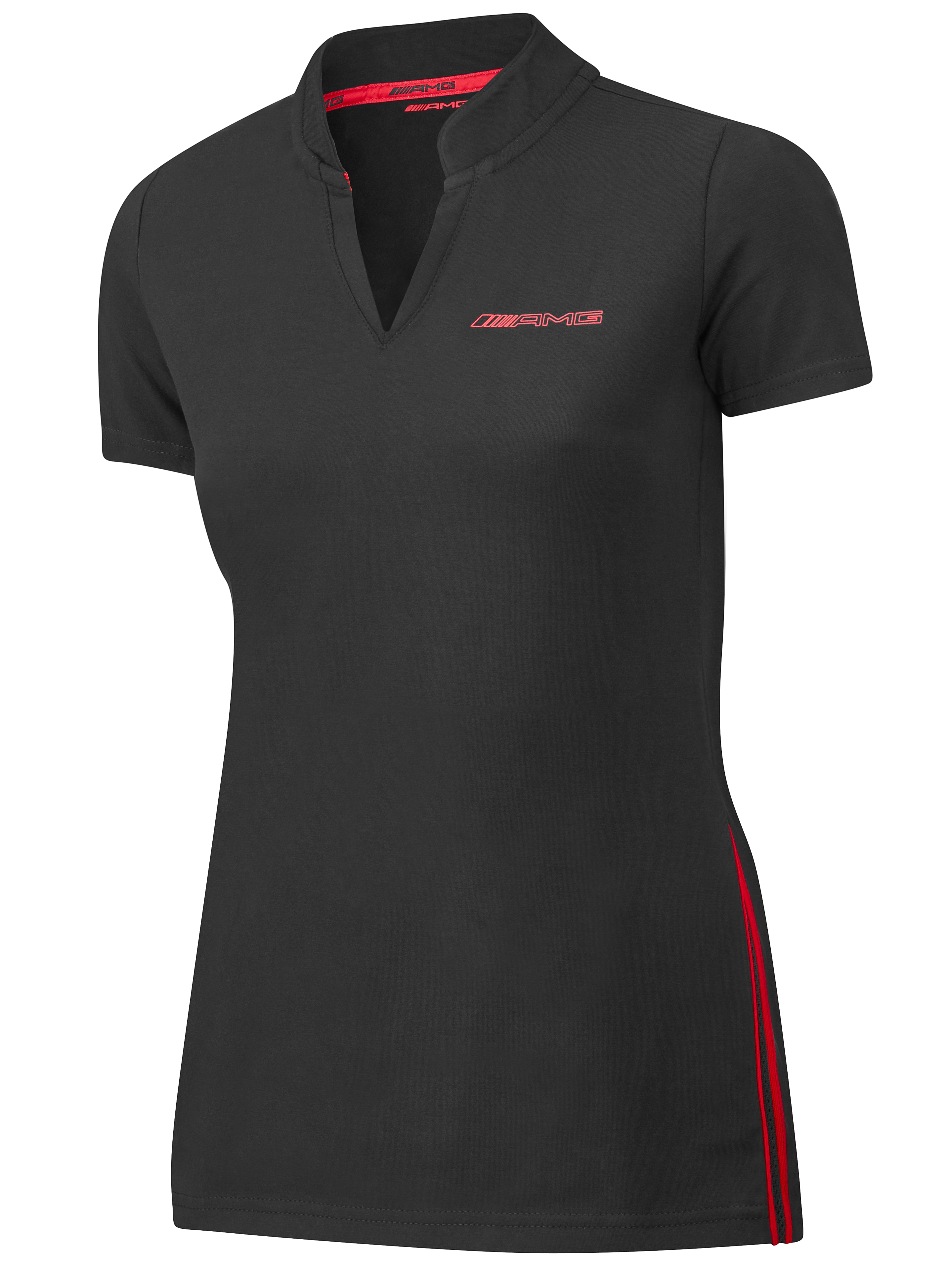 Polo da donna AMG, nera/rossa, 2020