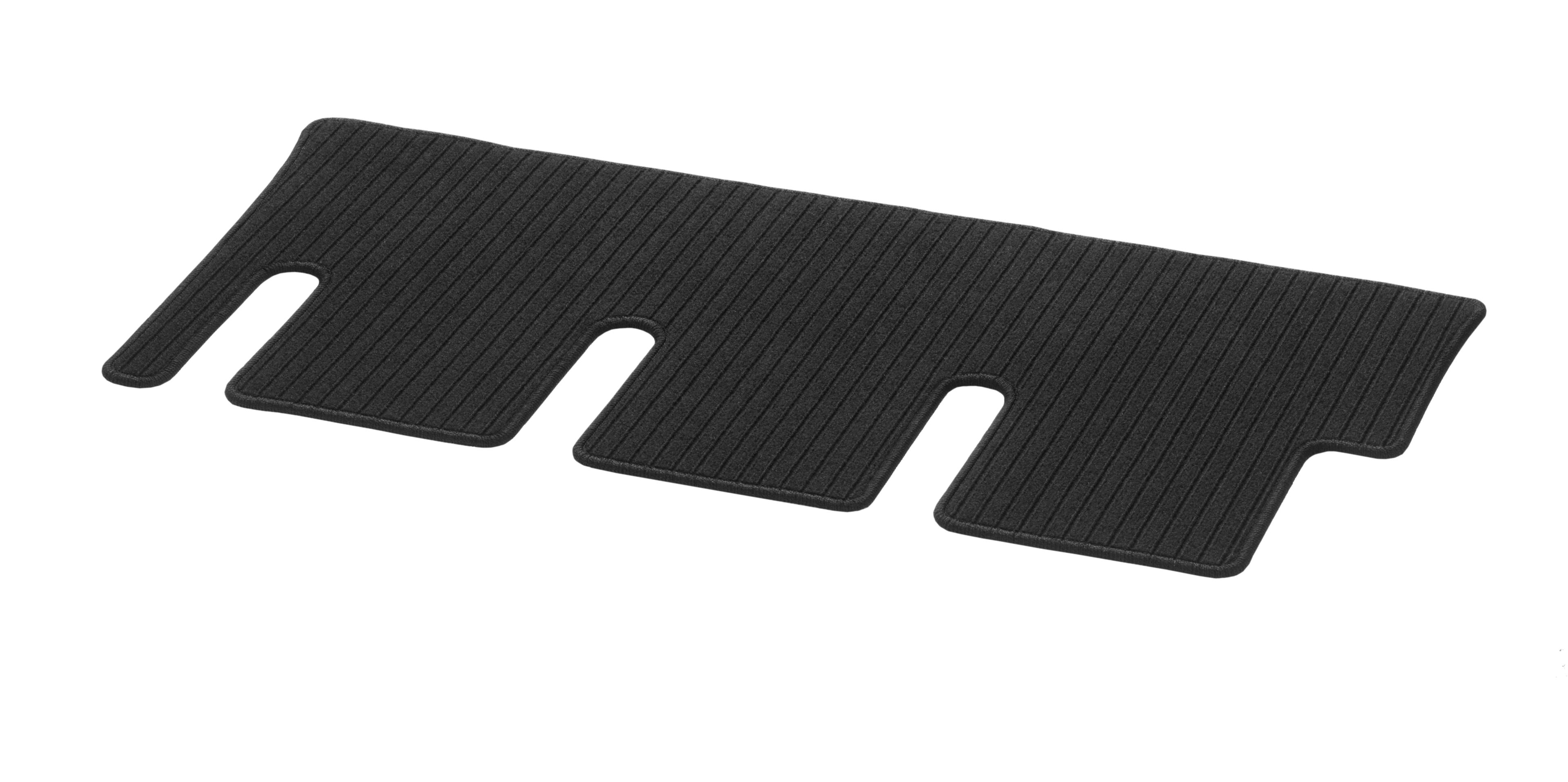 Tappetini in reps, Vano bagagli, con guida singola, 1 pezzo, A1 compatto - LL/RL, colore nero