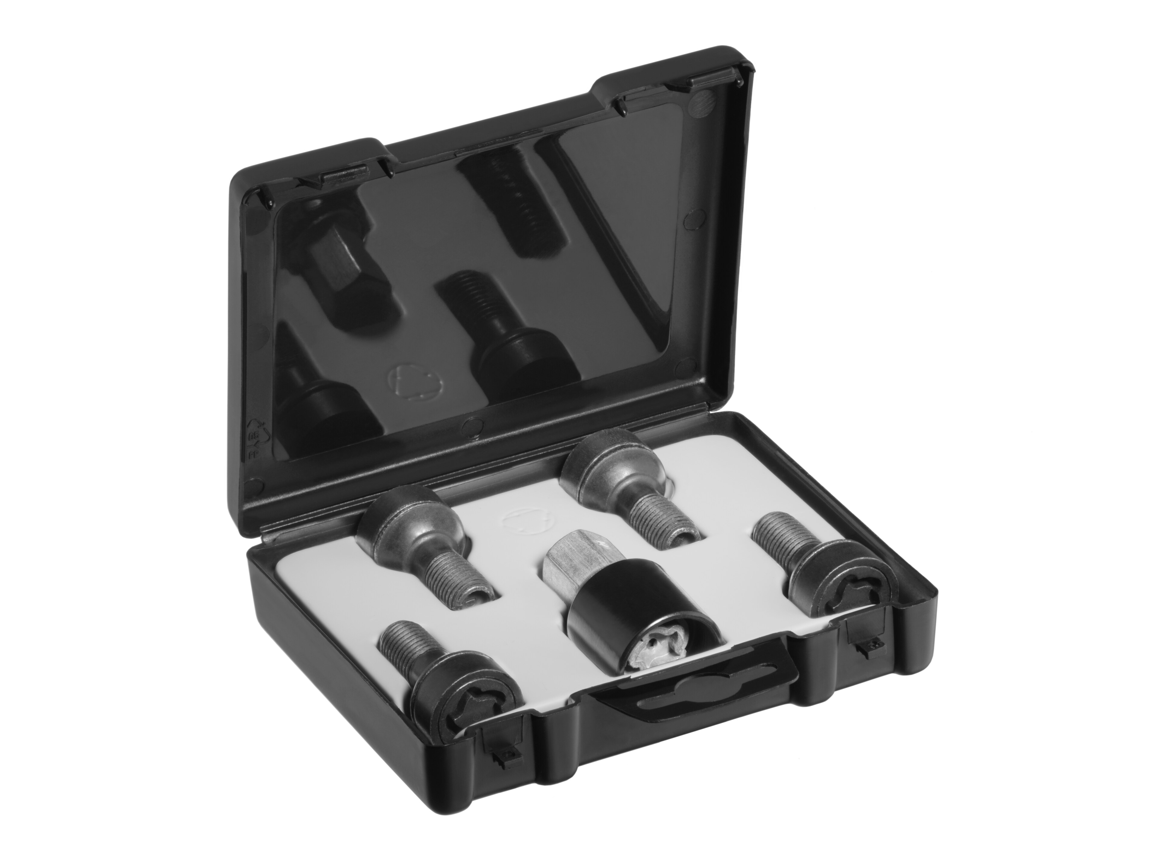 Set di bulloni antifurto - argento