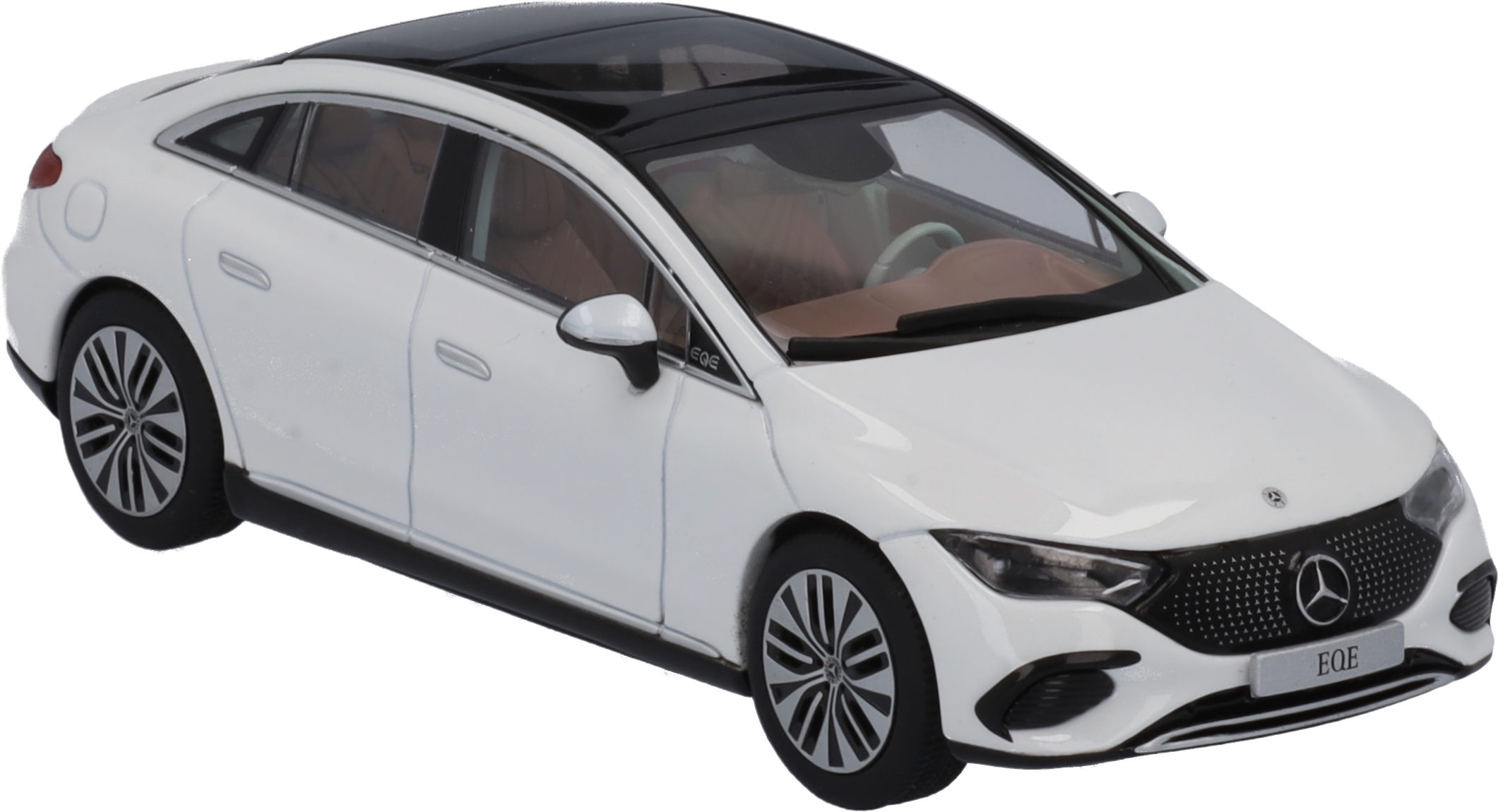 EQE, Berlina, Electric Art Line, V295 - Bianco opalite lucente MANUFAKTUR, Herpa, 1:43