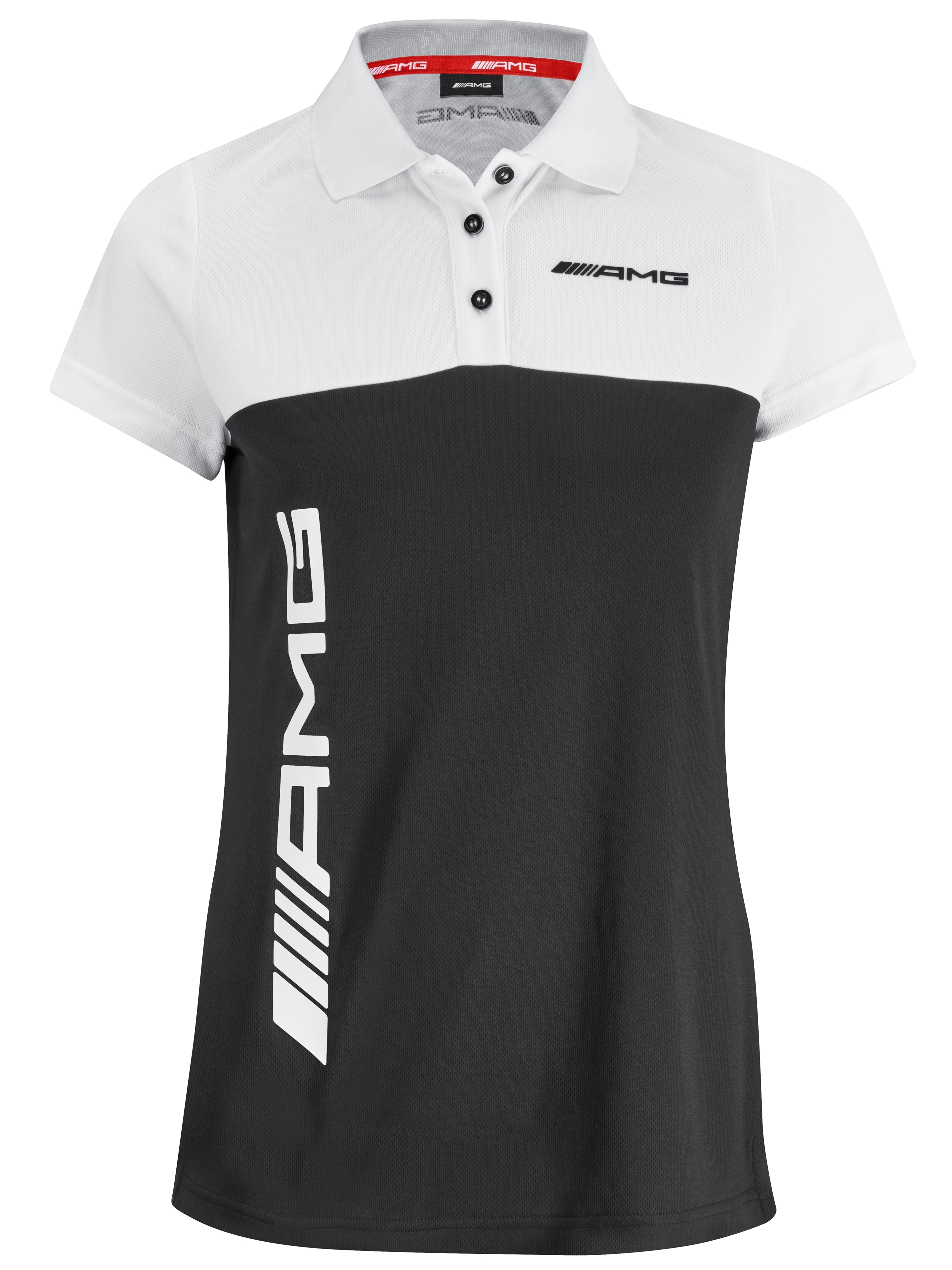 Polo da donna AMG - colore nero / Colore bianco, M