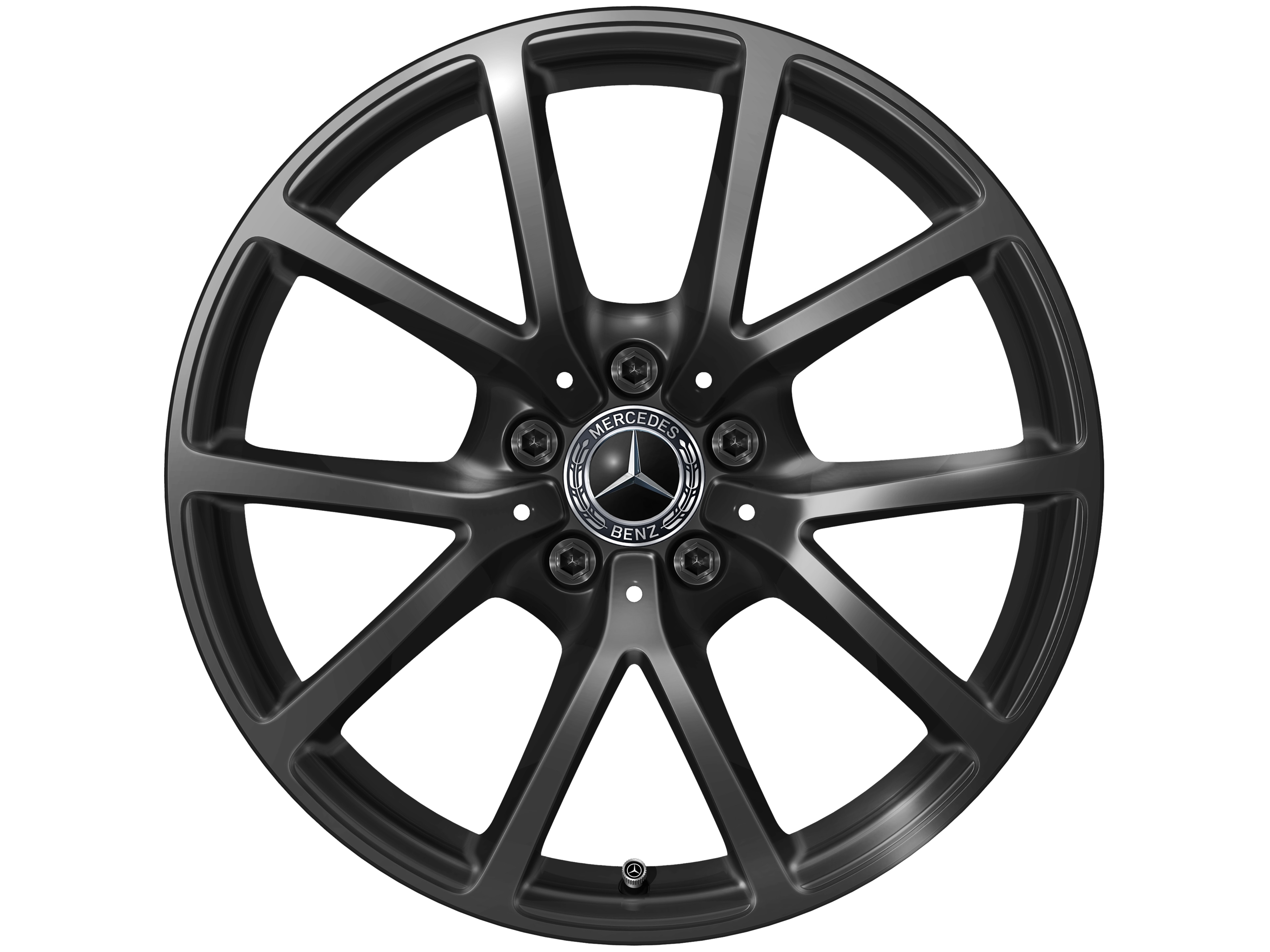 Cerchio a 10 razze, 45,7 cm (18 pollici) - 8 J x 18 ET 44,9, colore nero
