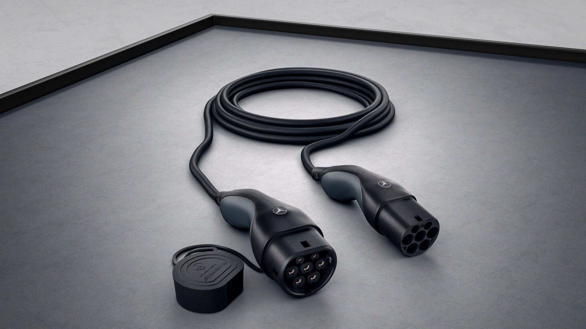 Cavi di ricarica, 5 m - colore nero