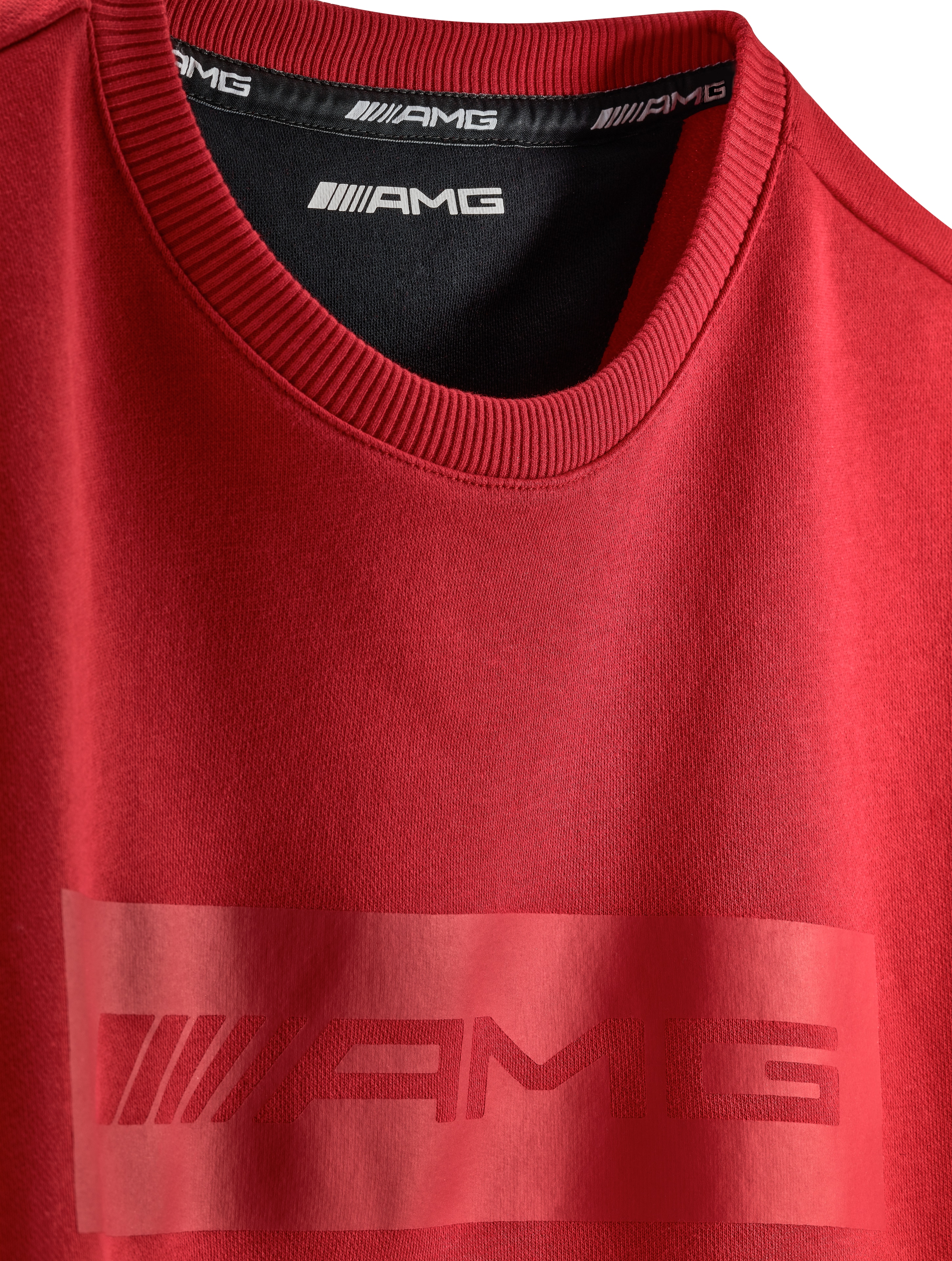Felpa AMG, Unisex - Rosso, XS