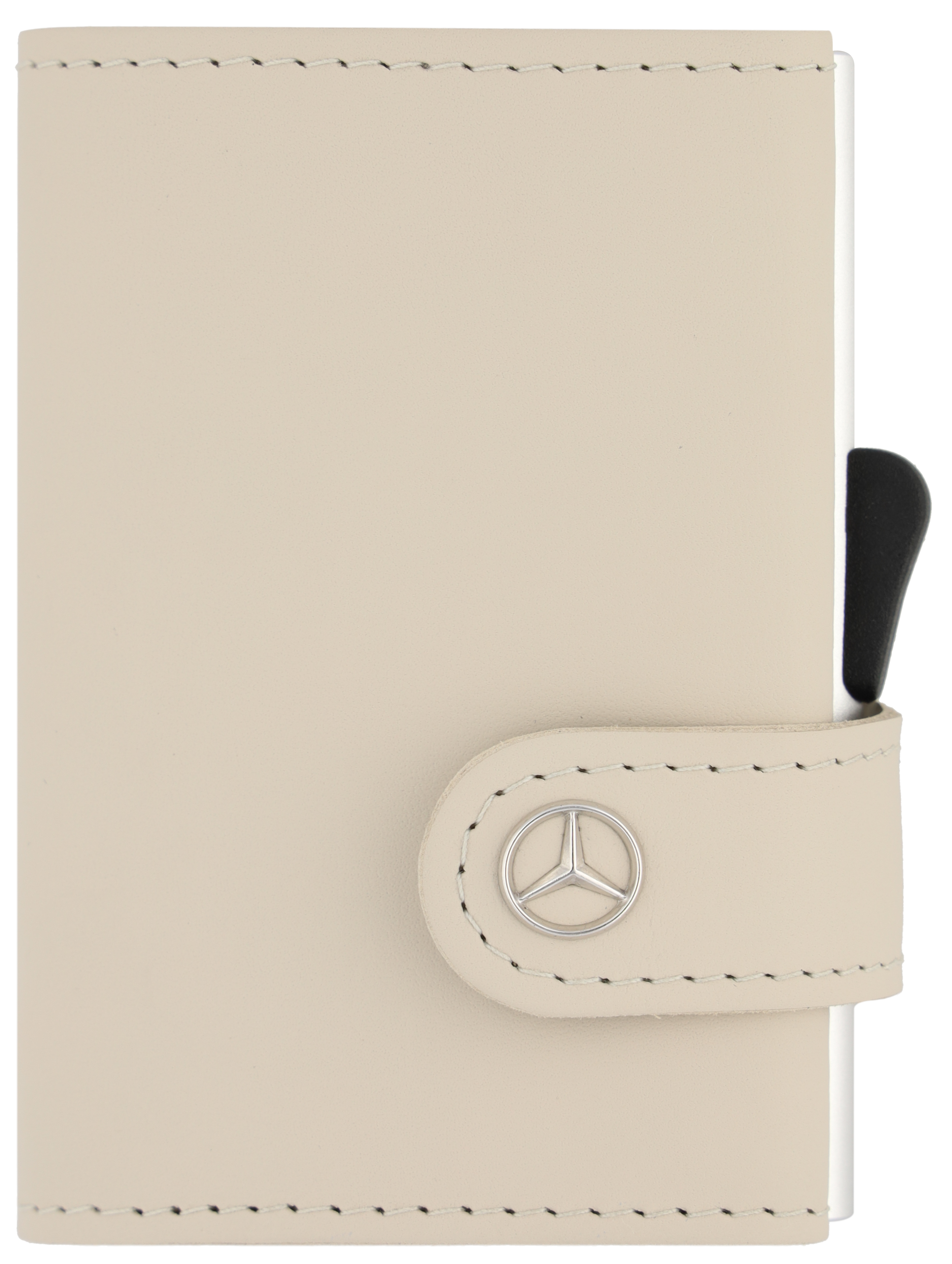 Mini-borsellino, Upcycling - beige caffellatte, Pelle di vitello
