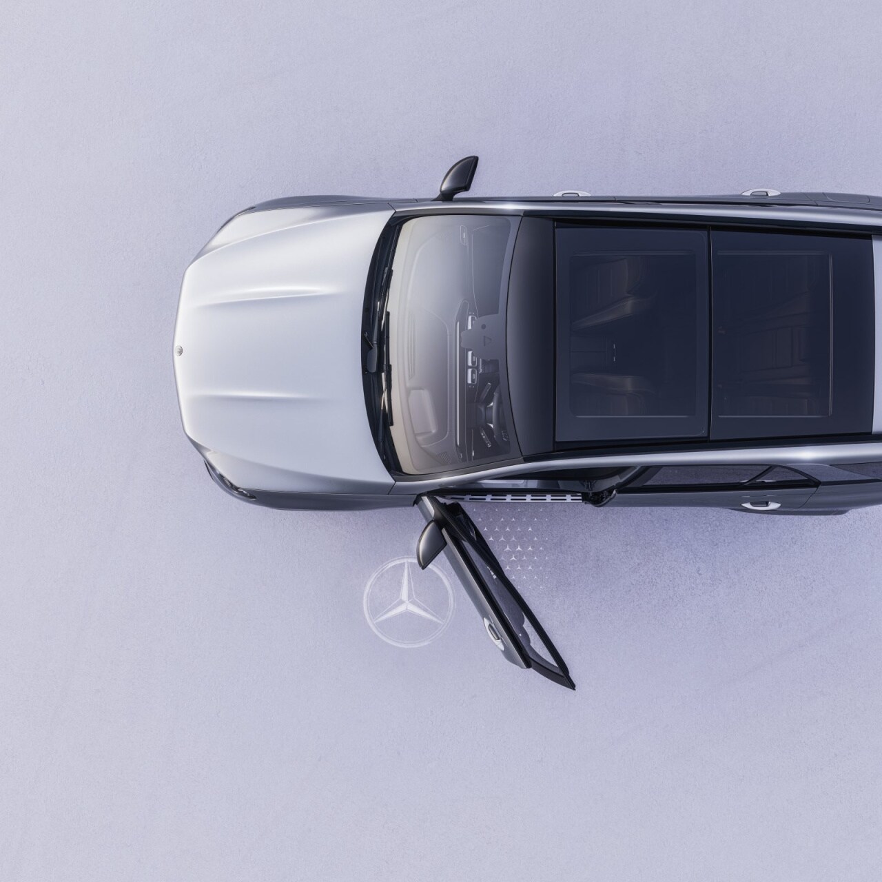 Proiettore LCD, con Mercedes-Benz Pattern animato - 1 set