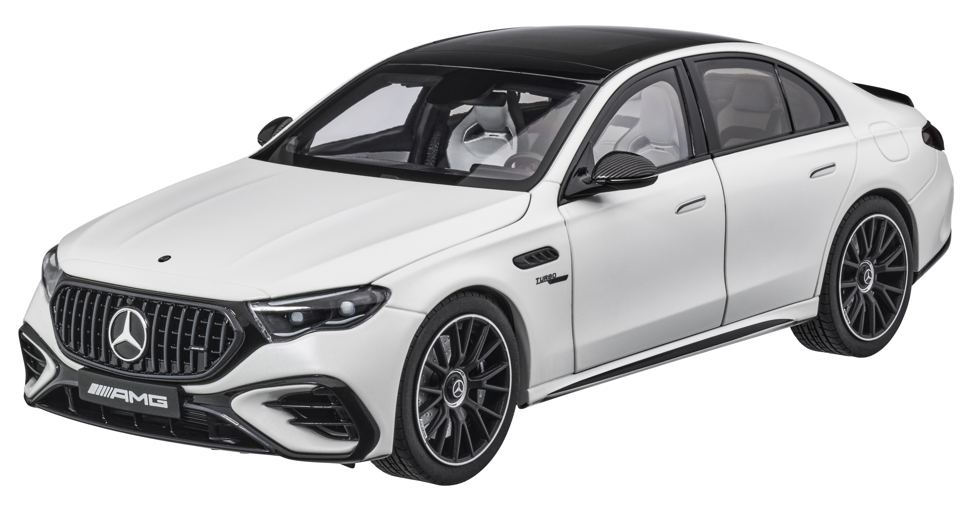 Mercedes-AMG E 53, Hybrid, 4MATIC+, W214 - G manufaktur bianco opalite magno, NZG, 1:18