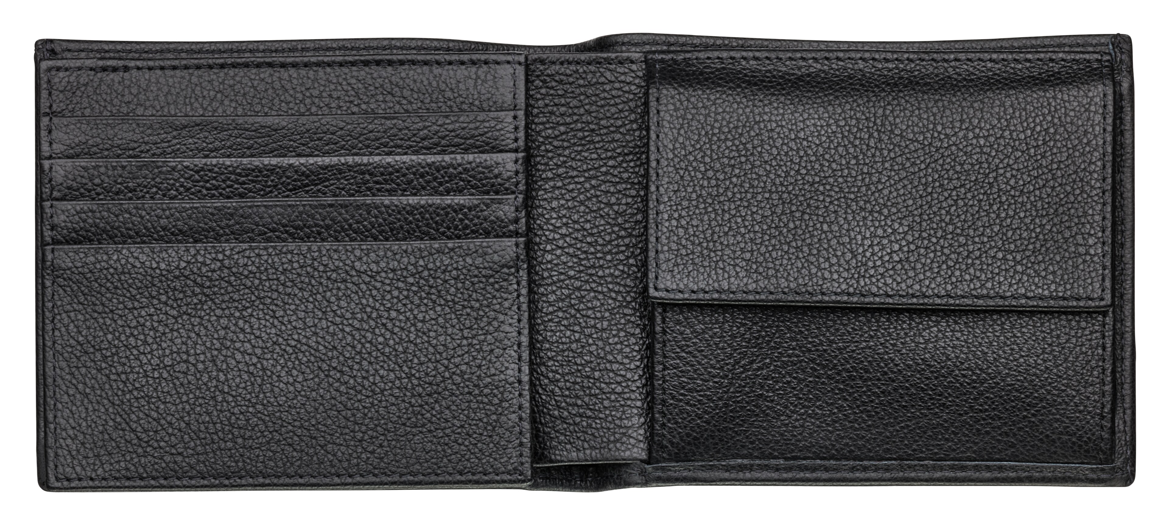 Portafoglio AMG - colore nero, Pelle di vitello