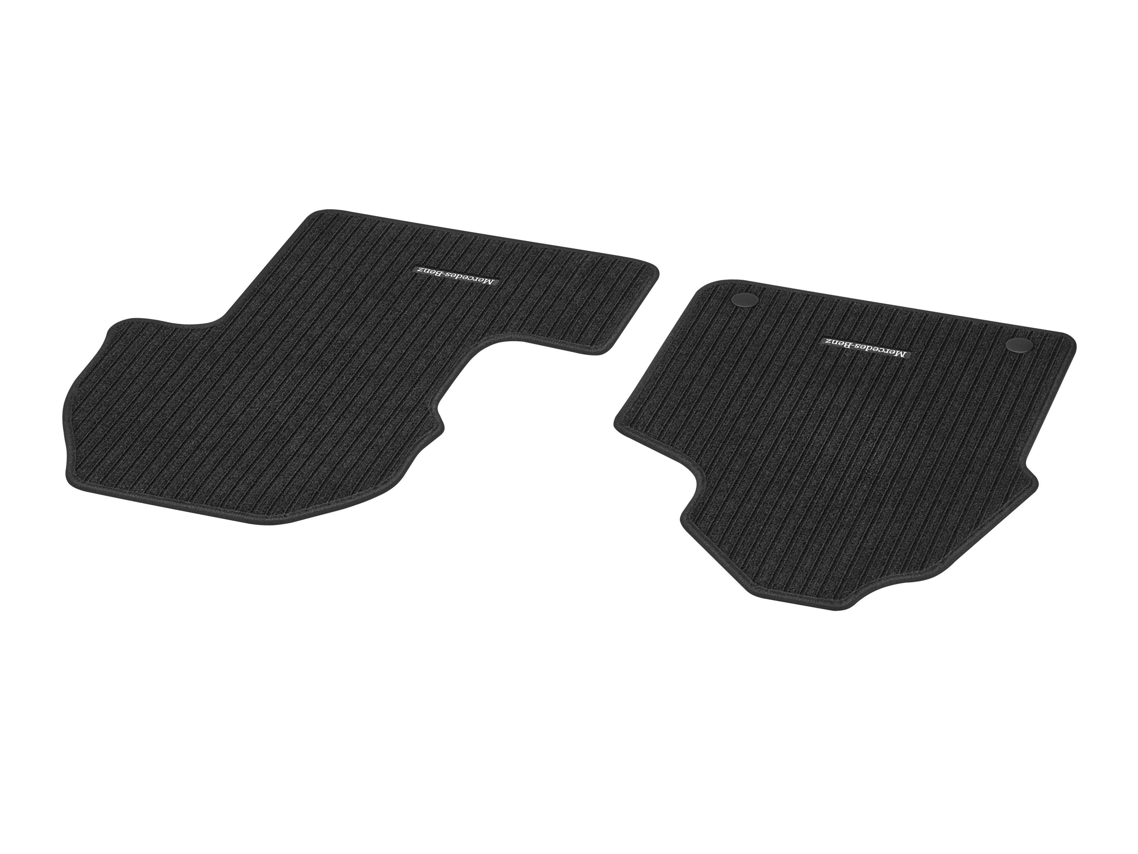Tappetini in reps CLASSIC, Tappetino lato guida/lato passeggero anteriore, 2 pezzi, senza H00 - LL, colore nero