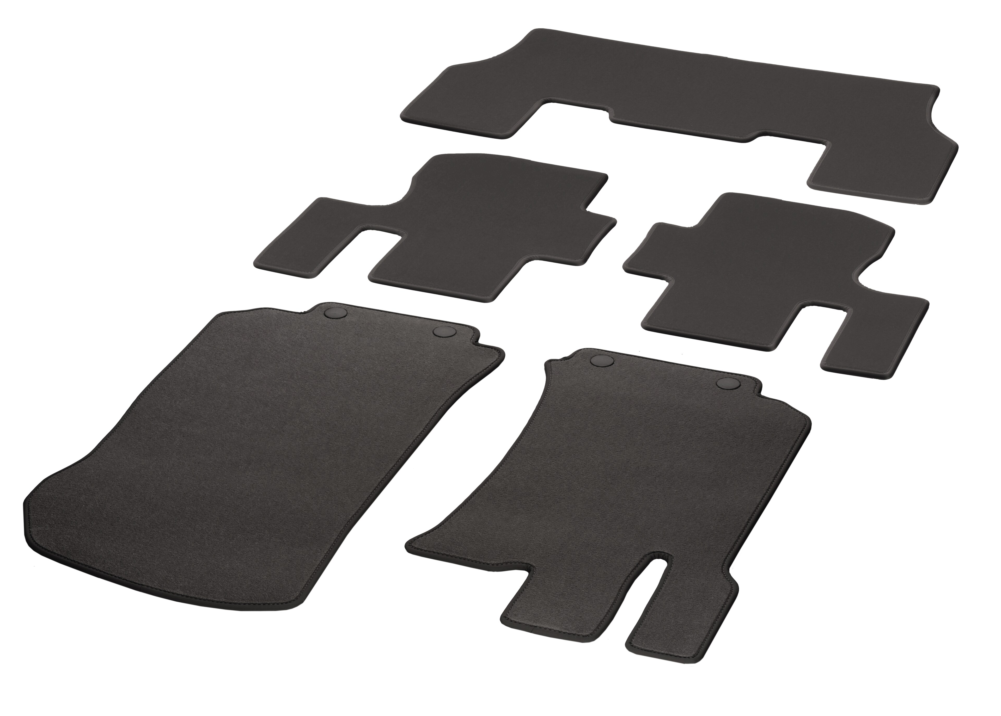 Tappetini in velours CLASSIC, Set, 5 pezzi
