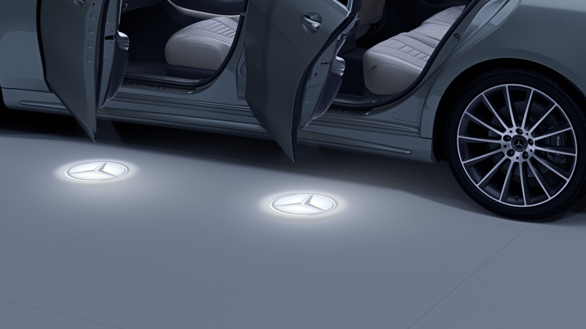 LED proiettore di logo, Stella Mercedes - 1 set