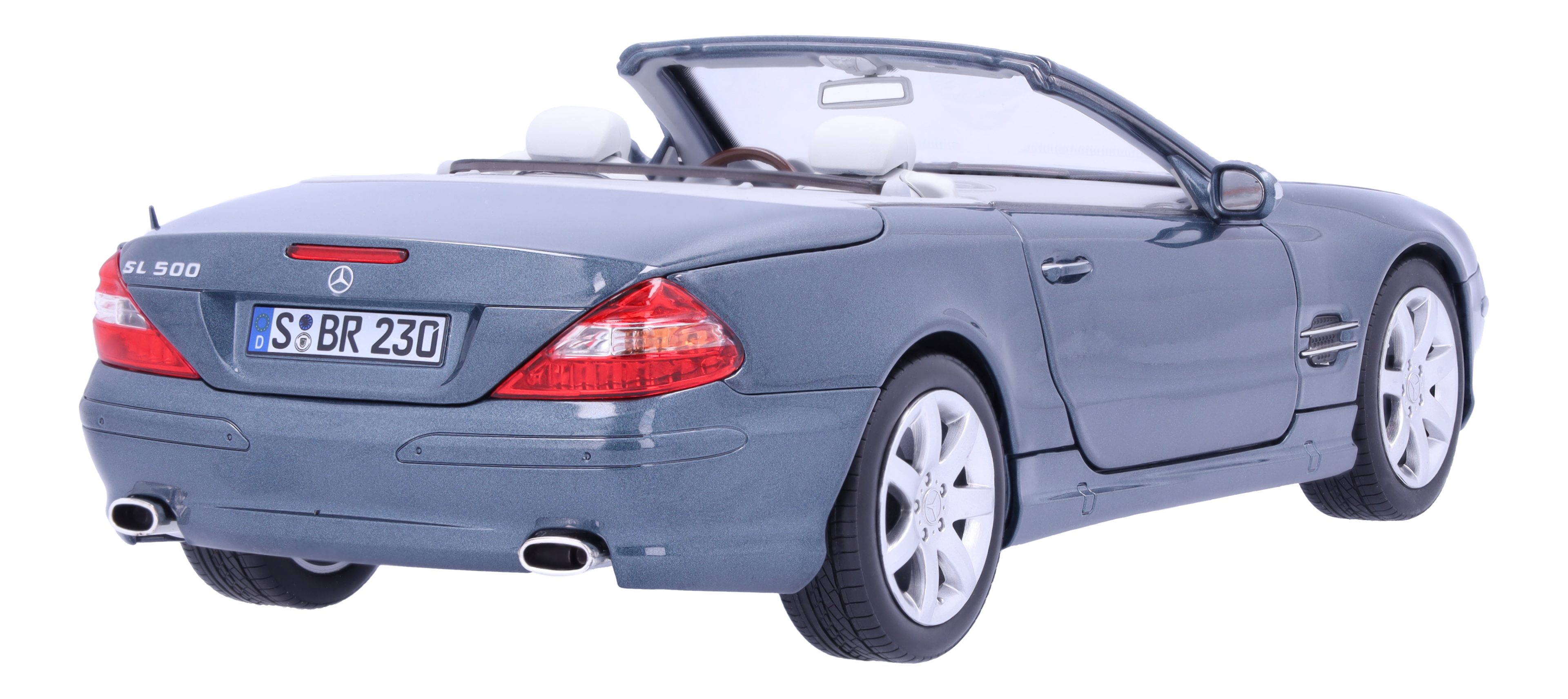 SL 500 R 230 (2001-2006) - blu topas, Norev, 1:18