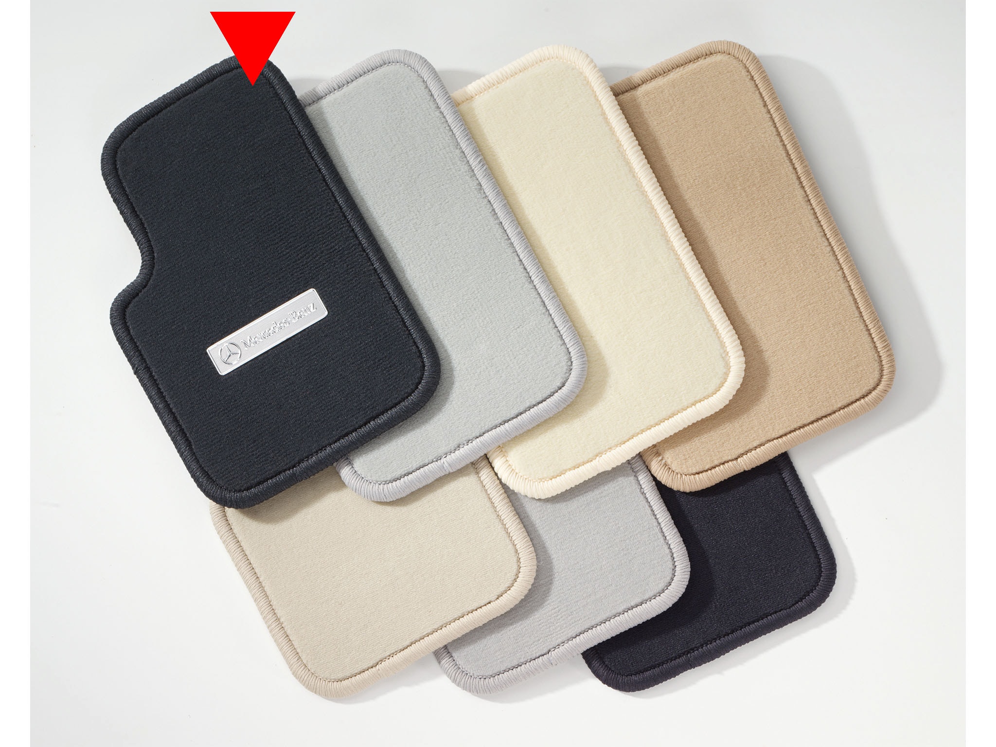 Tappetini in velours CLASSIC, Set, 4 pezzi