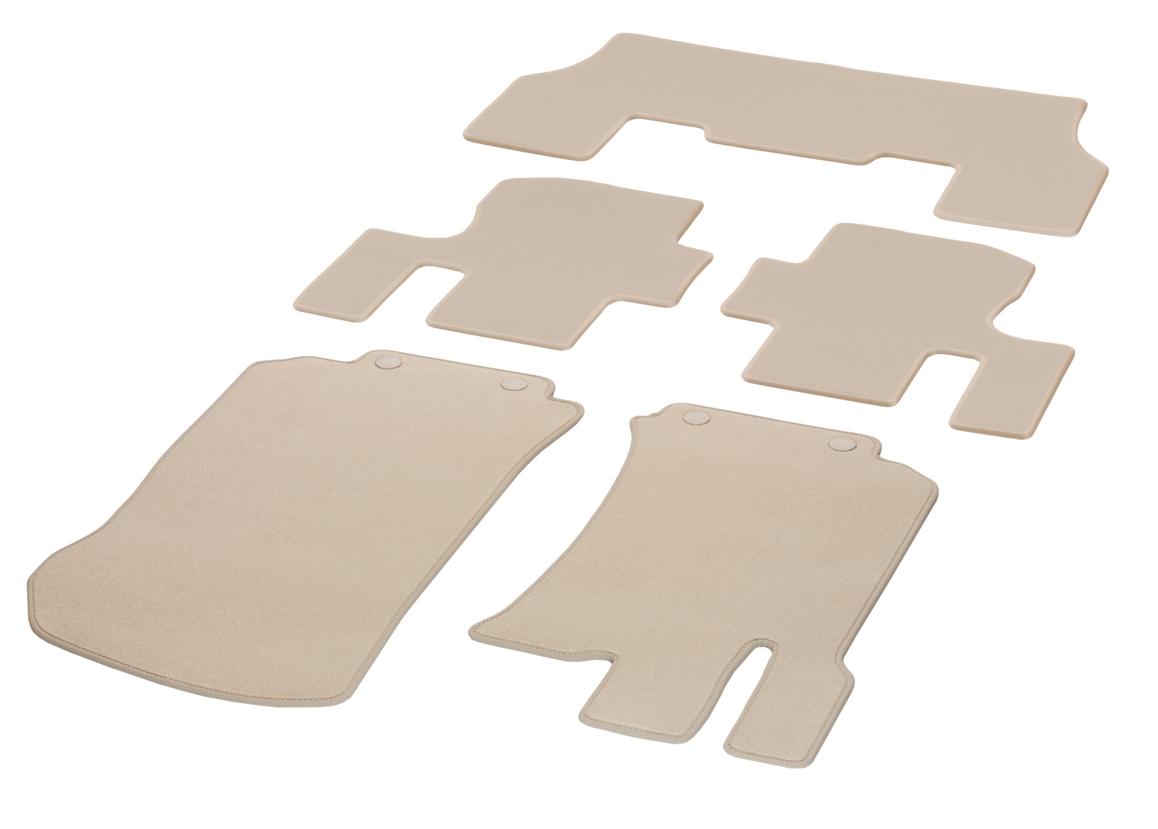Tappetini in velours CLASSIC, Set, 5 pezzi