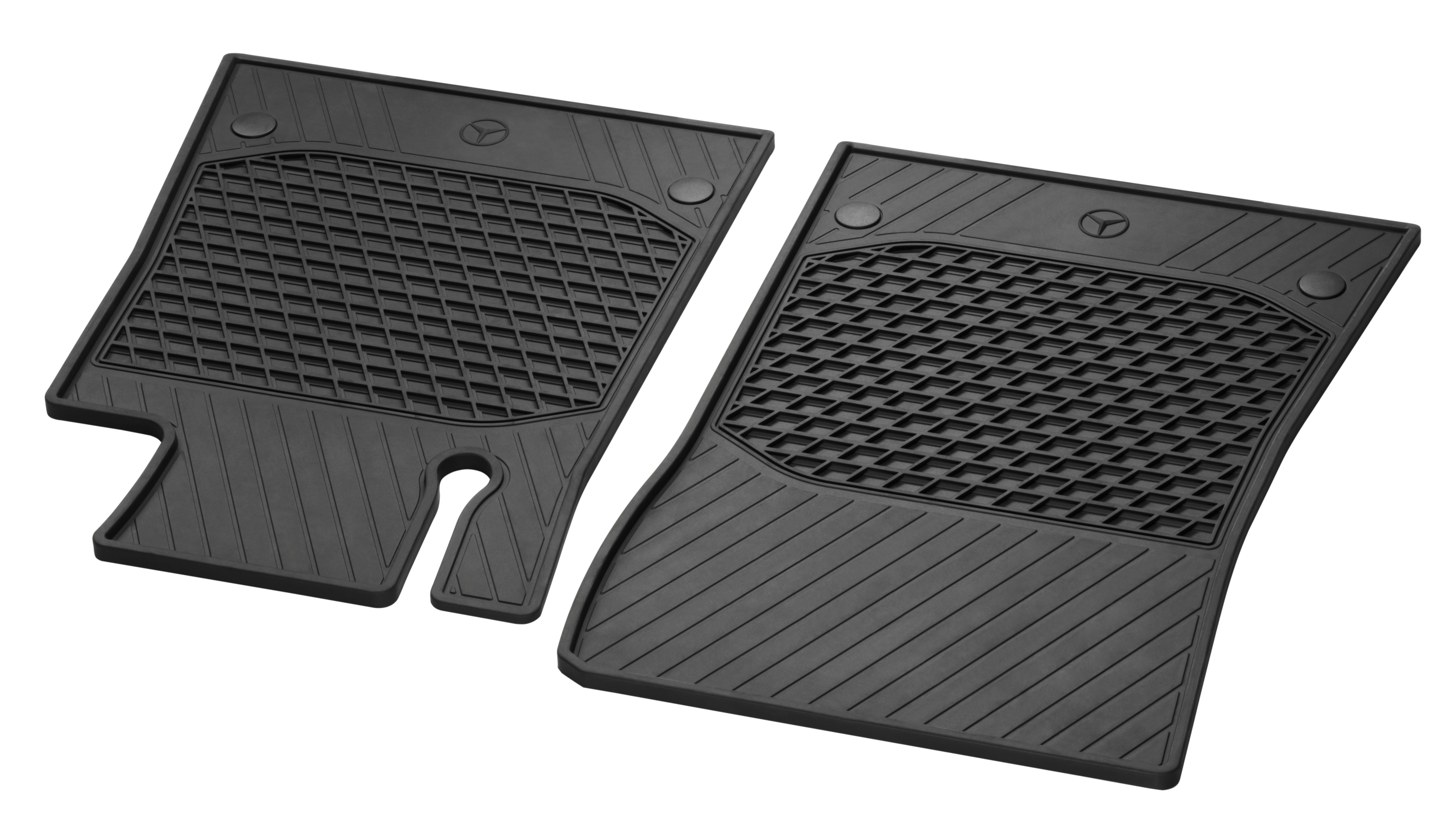 Tappetini in gomma CLASSIC, Set, 2 pezzi, Cambio automatico - RL, colore nero
