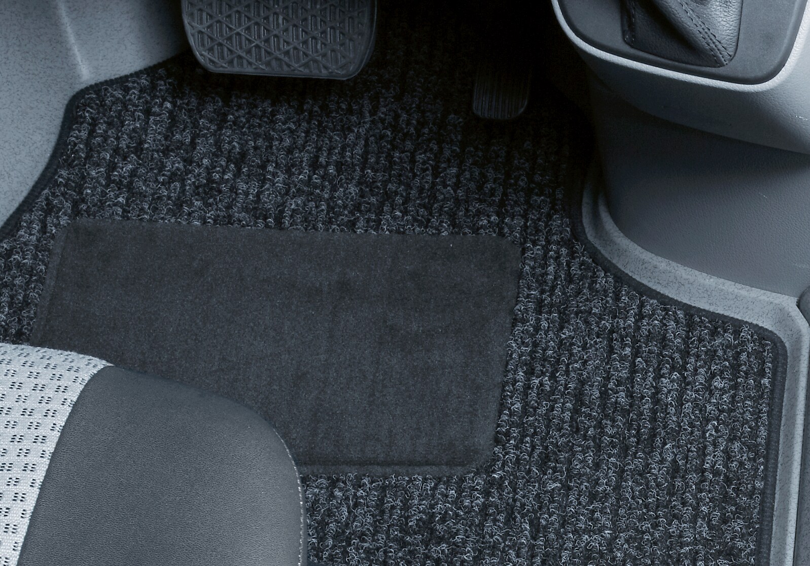 Tappetini in reps, Tappetino lato guida & lato passeggero anteriore, 2 pezzi - LL, aerografo
