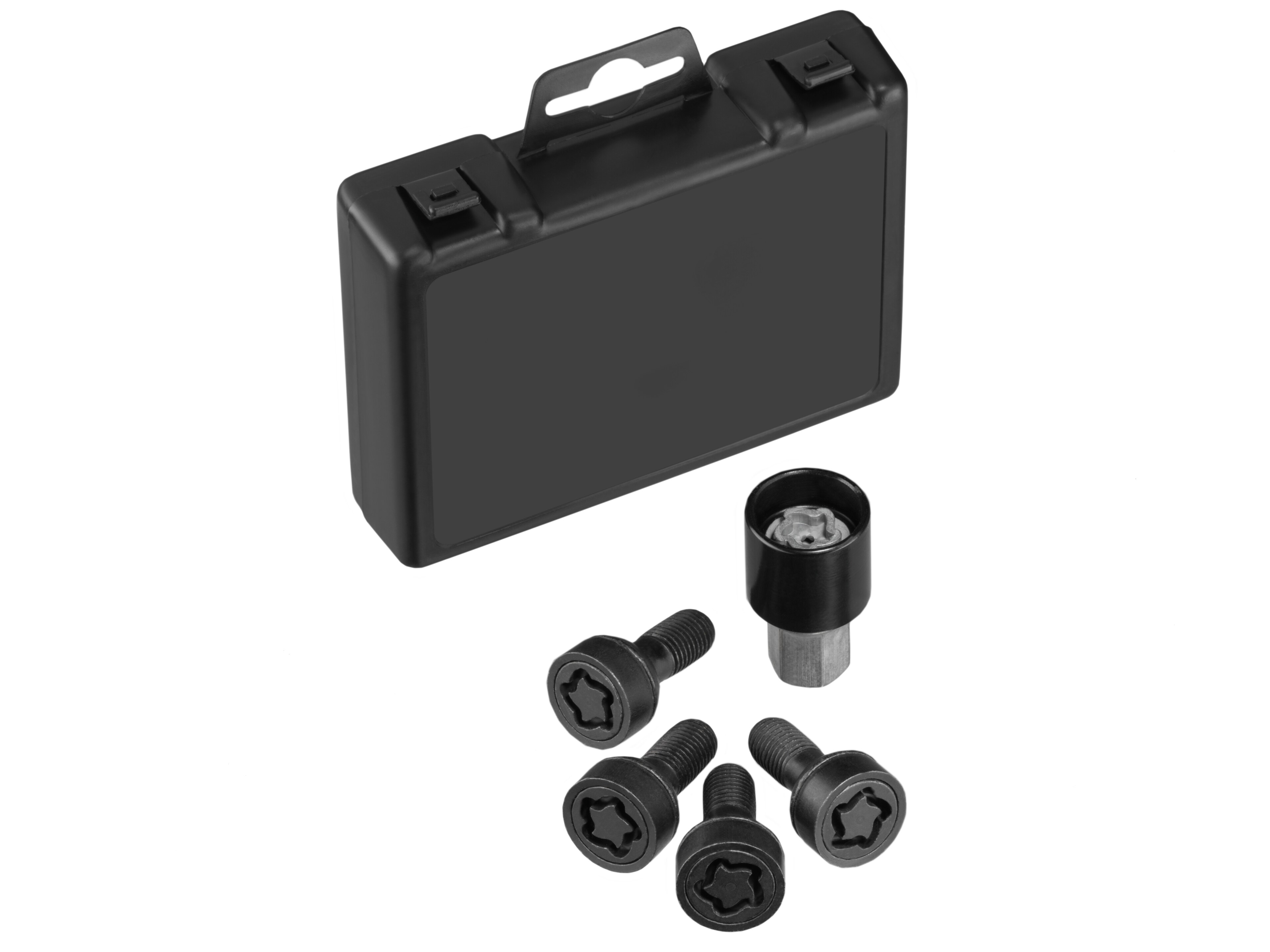Set di bulloni antifurto - argento