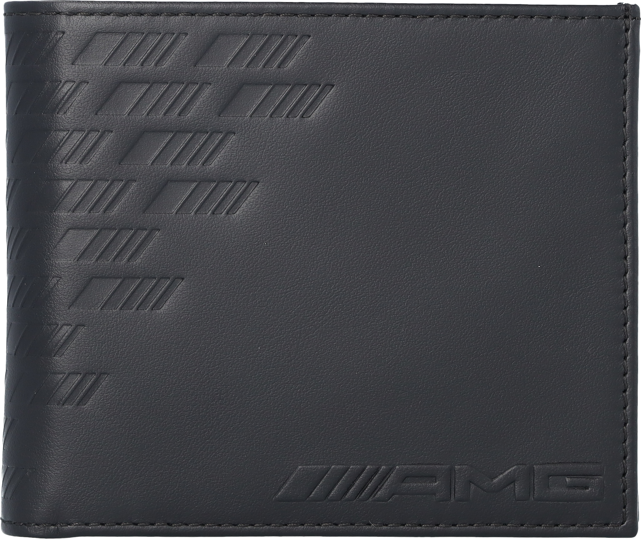 Portafoglio AMG, senza scomparto per monete - colore nero, Pelle di vitello