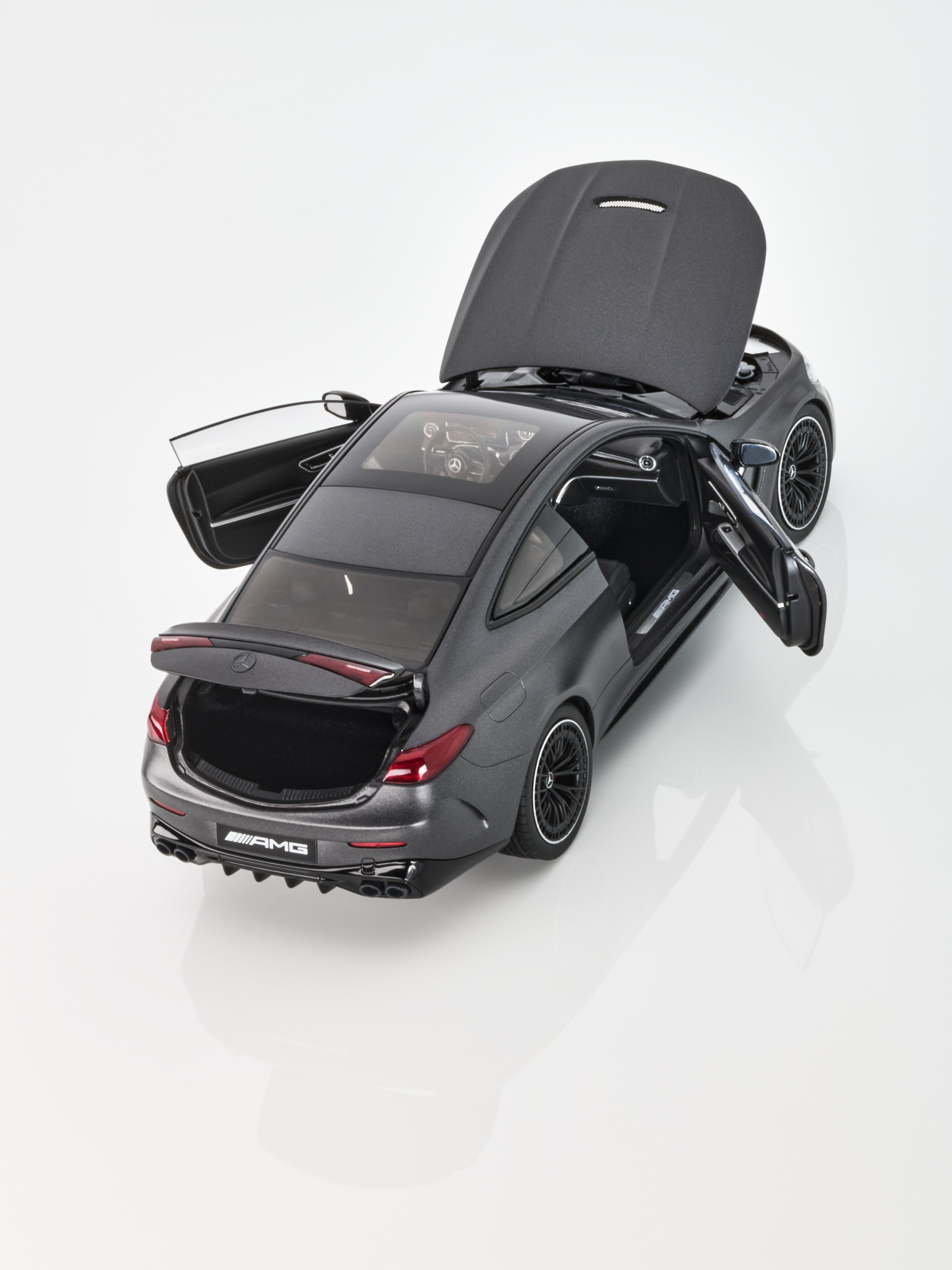 Mercedes-AMG CLE 53, Coupé, 4MATIC+, C236 - Grigio grafite magno MANUFAKTUR, NZG, 1:18