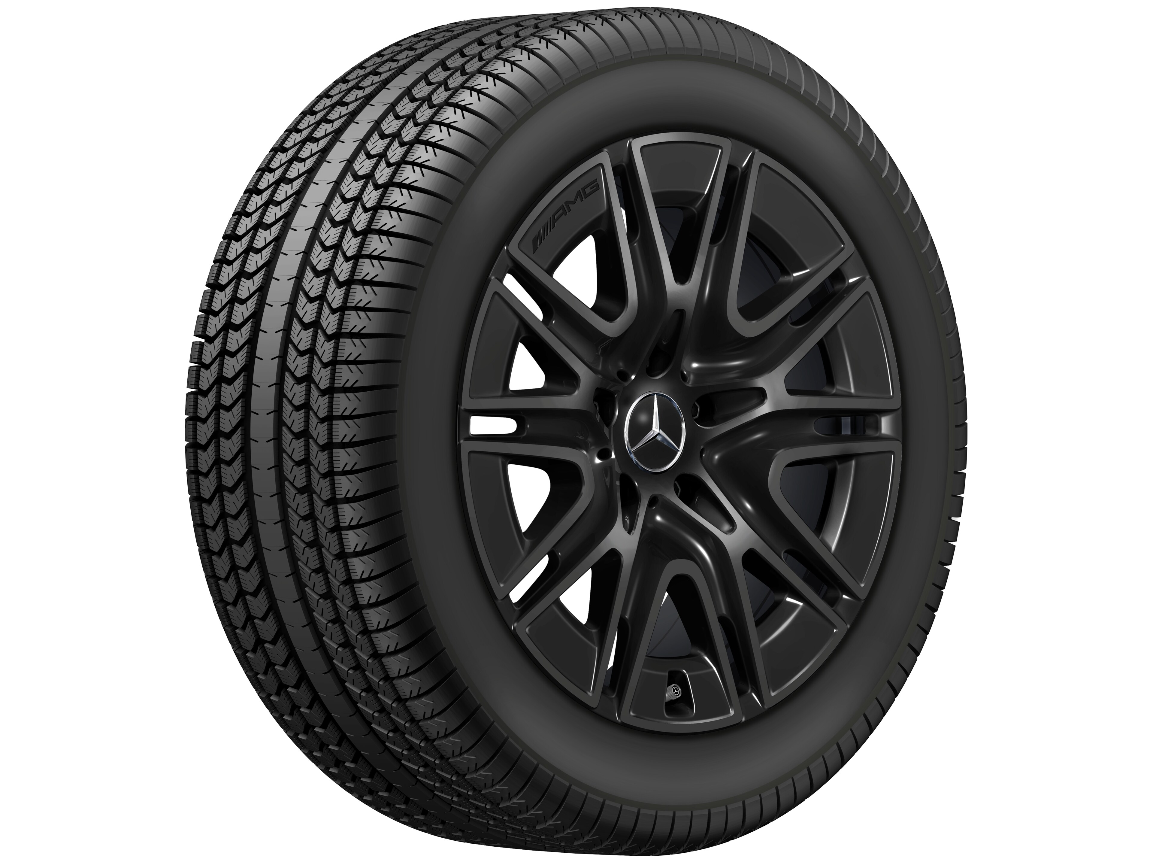Cerchio a 10 razze AMG, 50,8 cm (20 pollici) - 8,5 J x 20 ET 32,2, colore nero, lucido