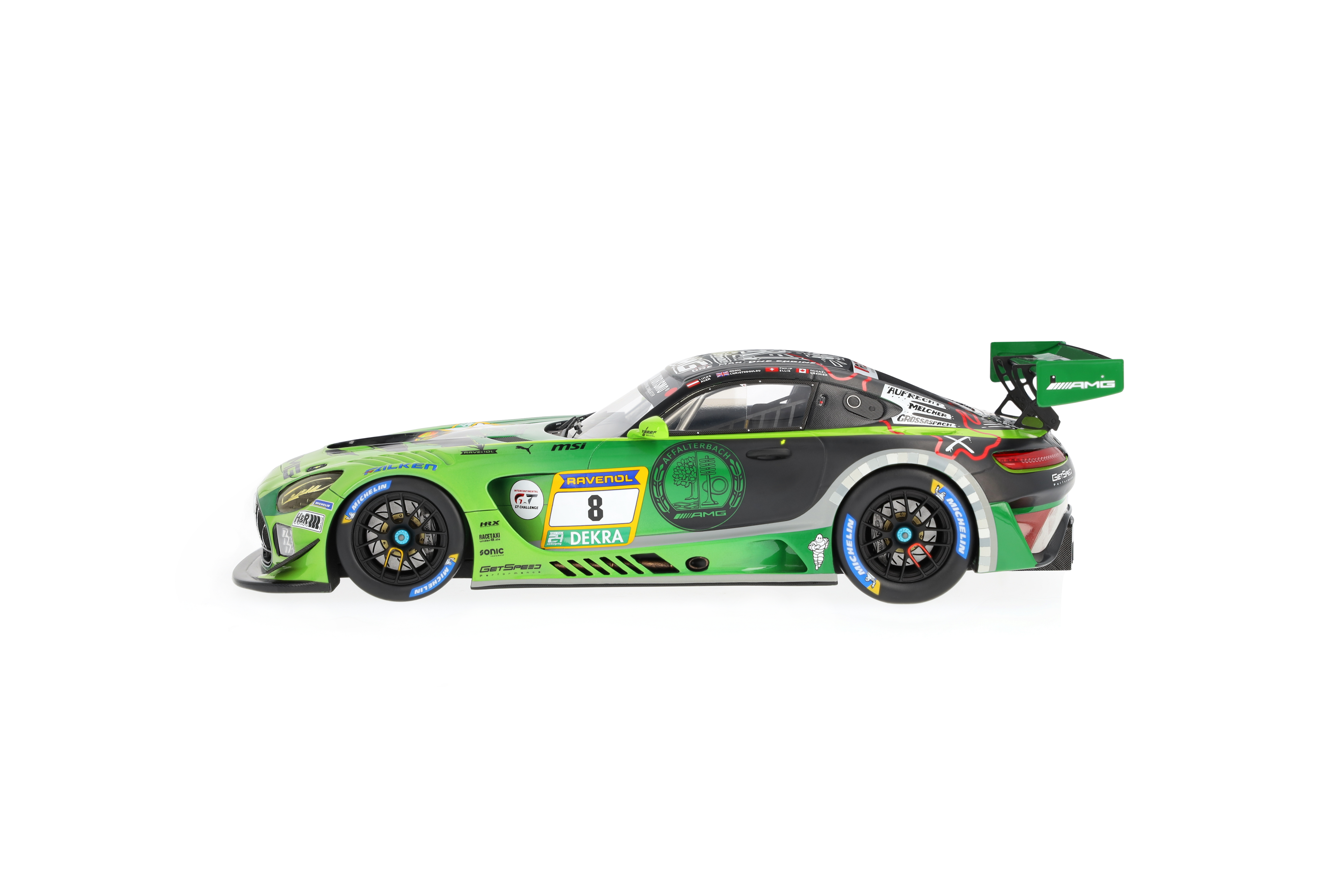 Mercedes-AMG GT3, ADAC RAVENOL 24h Nürburgring 2024, C190 - green hell magno, Minimax, 1:18