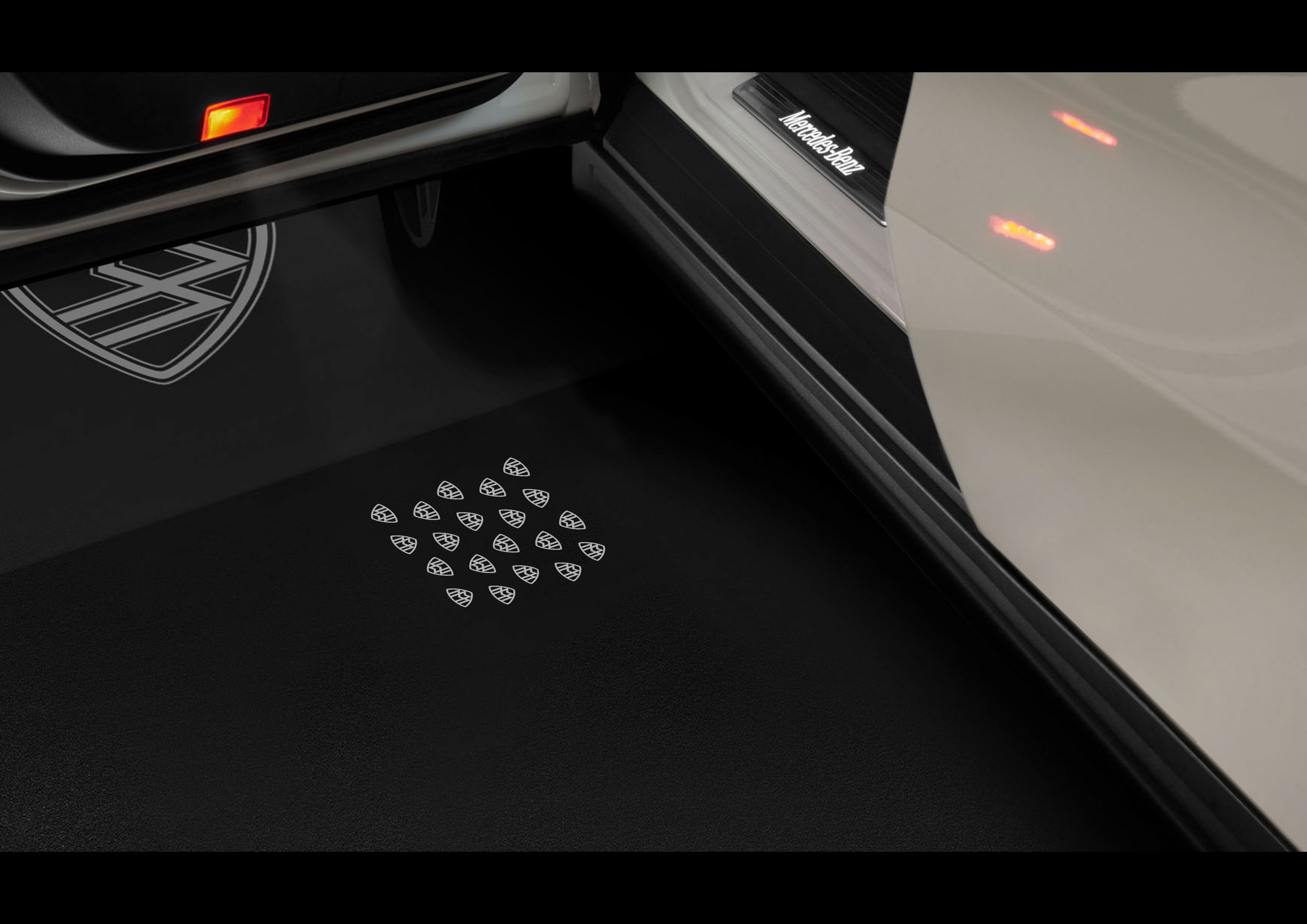Proiettore LCD, con pattern Mercedes-Maybach animato - 1 set