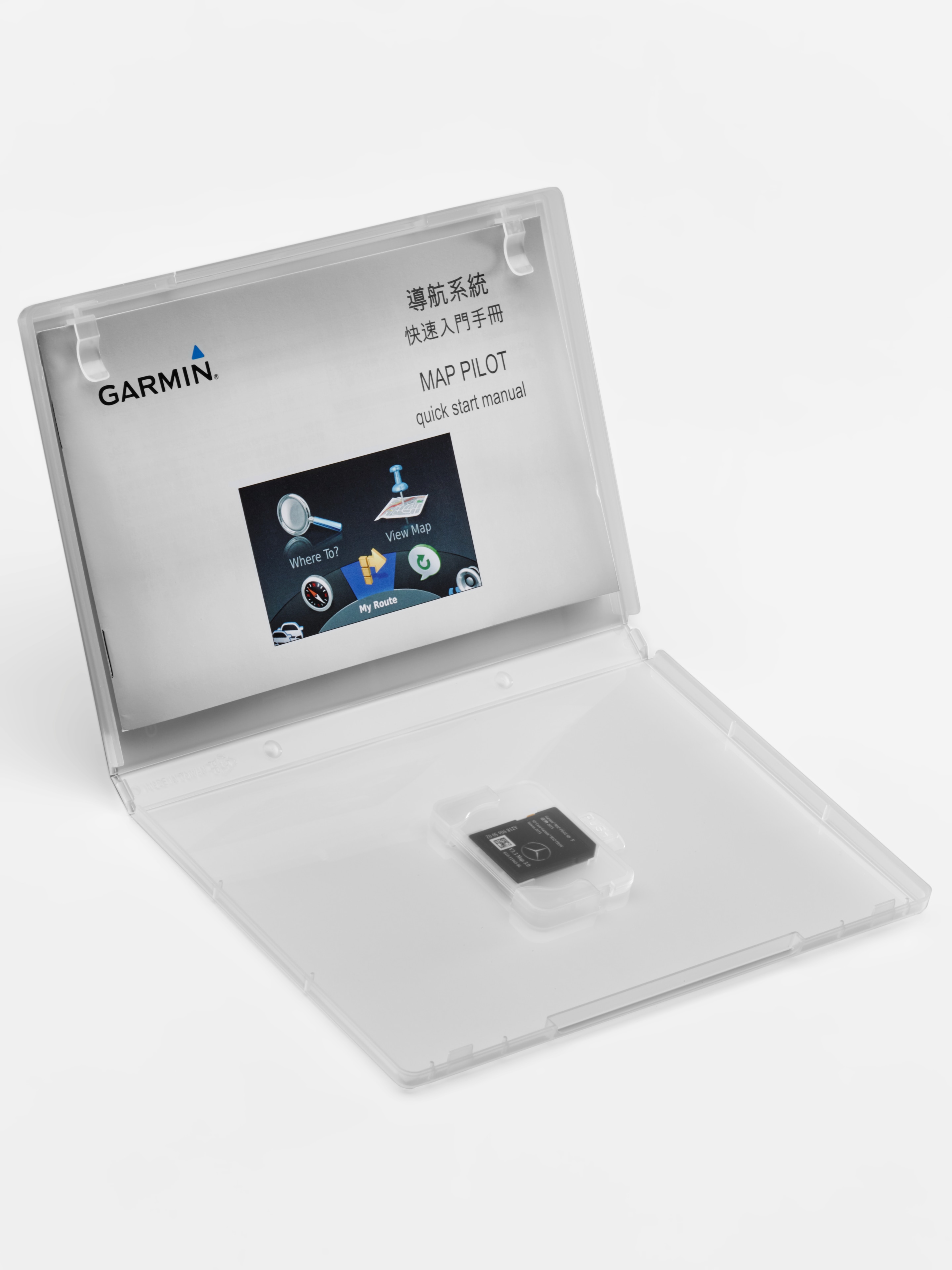 Garmin® MAP PILOT, Modulo di navigazione memory card SD Taiwan, per montaggio a posteriori codice 357 (EG9), con predisposizione codice 522