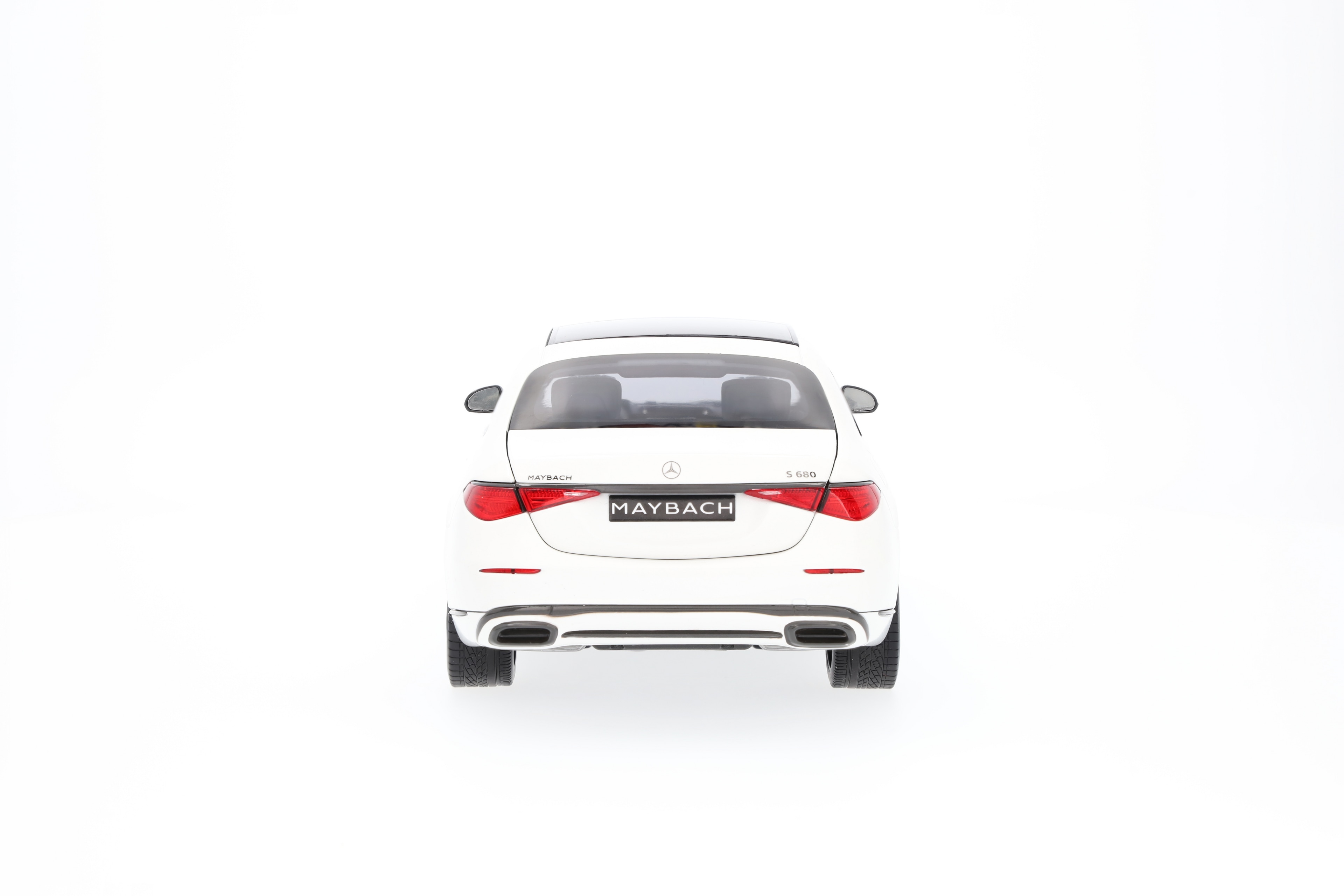 Mercedes-Maybach S 680 4MATIC, Night Series, X223 - MANUFAKTUR opalithweiß magno, Norev, 1:18