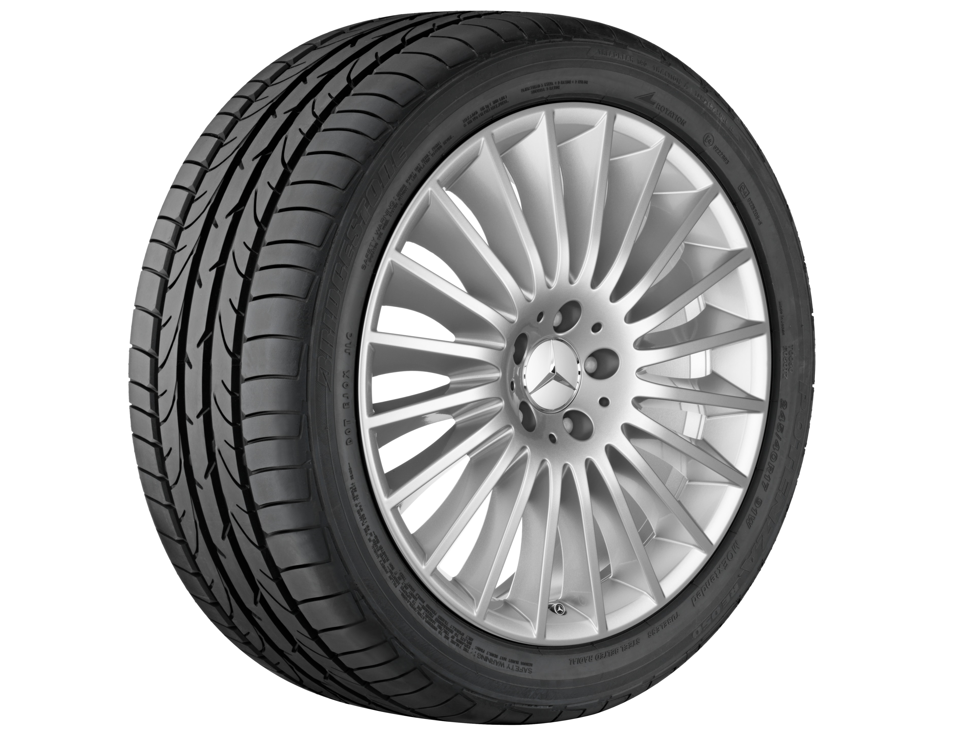 Cerchio a razze multiple - 245/45 R19 XL 102T, 8,5 J x 19 ET 36