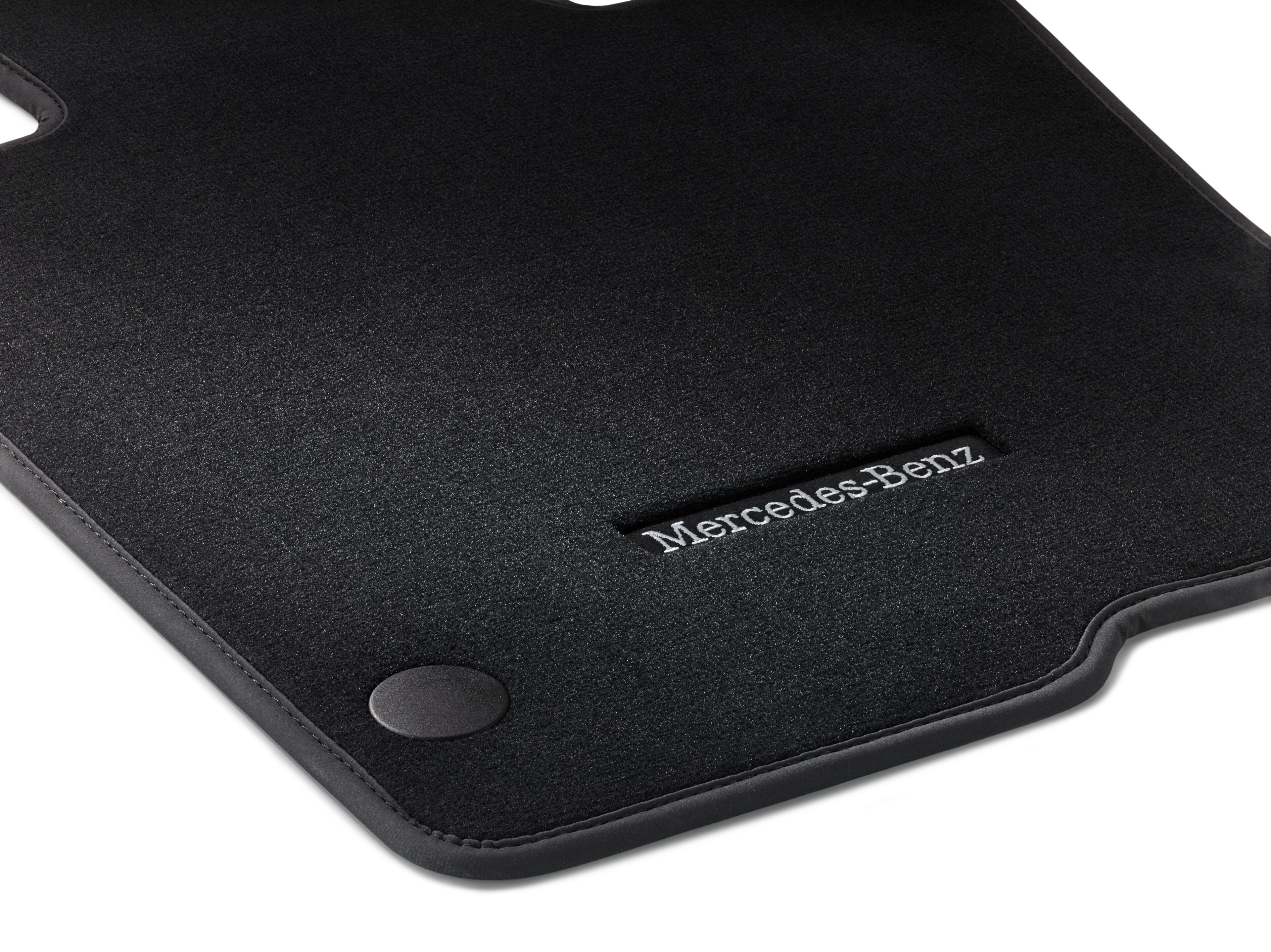 Tappetini in velours, Tappetino lato guida & lato passeggero anteriore, 2 pezzi - LL, colore nero