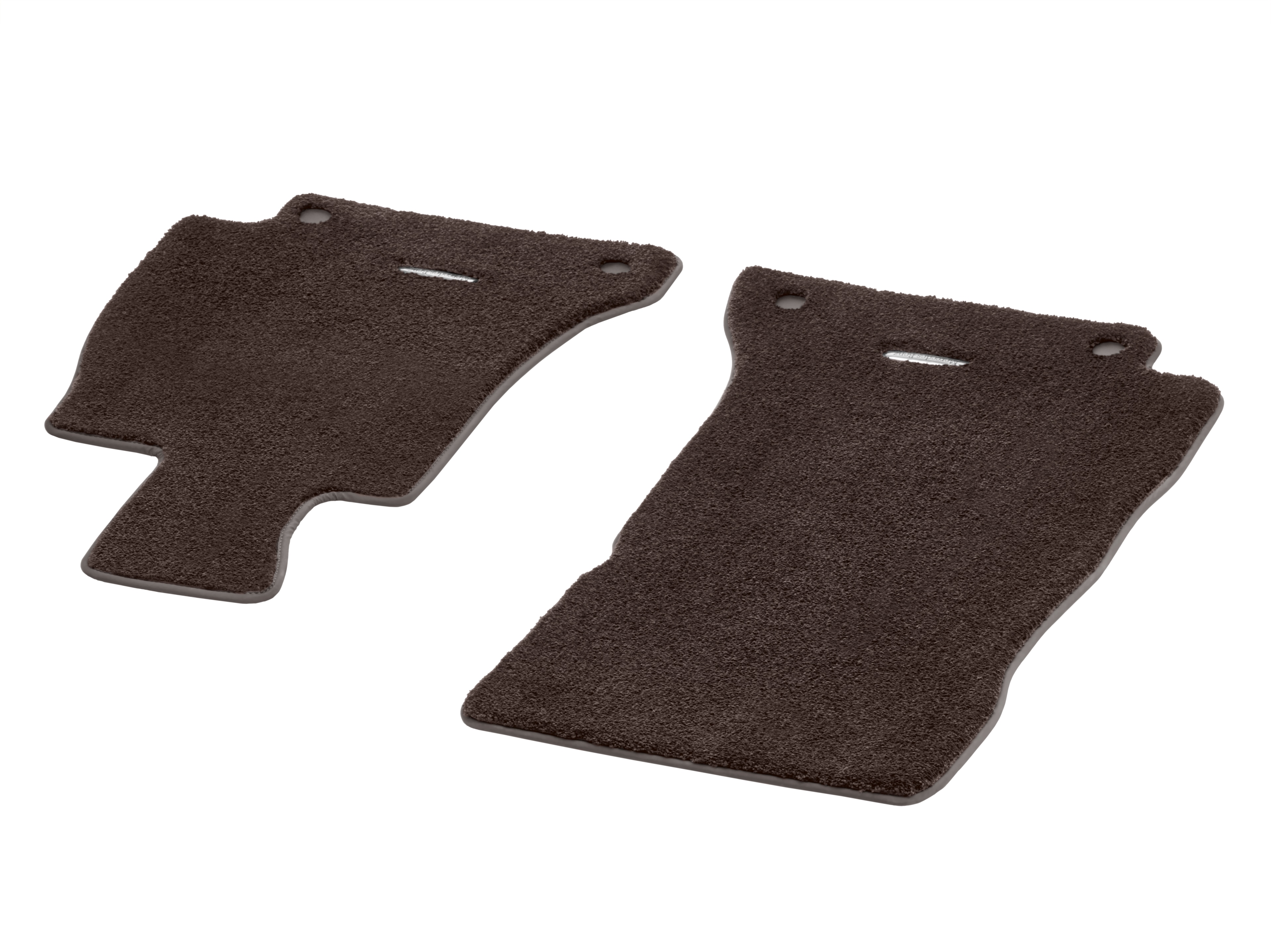 Tappetini in velours EXCLUSIVE, Tappetino lato guida/lato passeggero anteriore, 2 pezzi - RL, marrone caffè