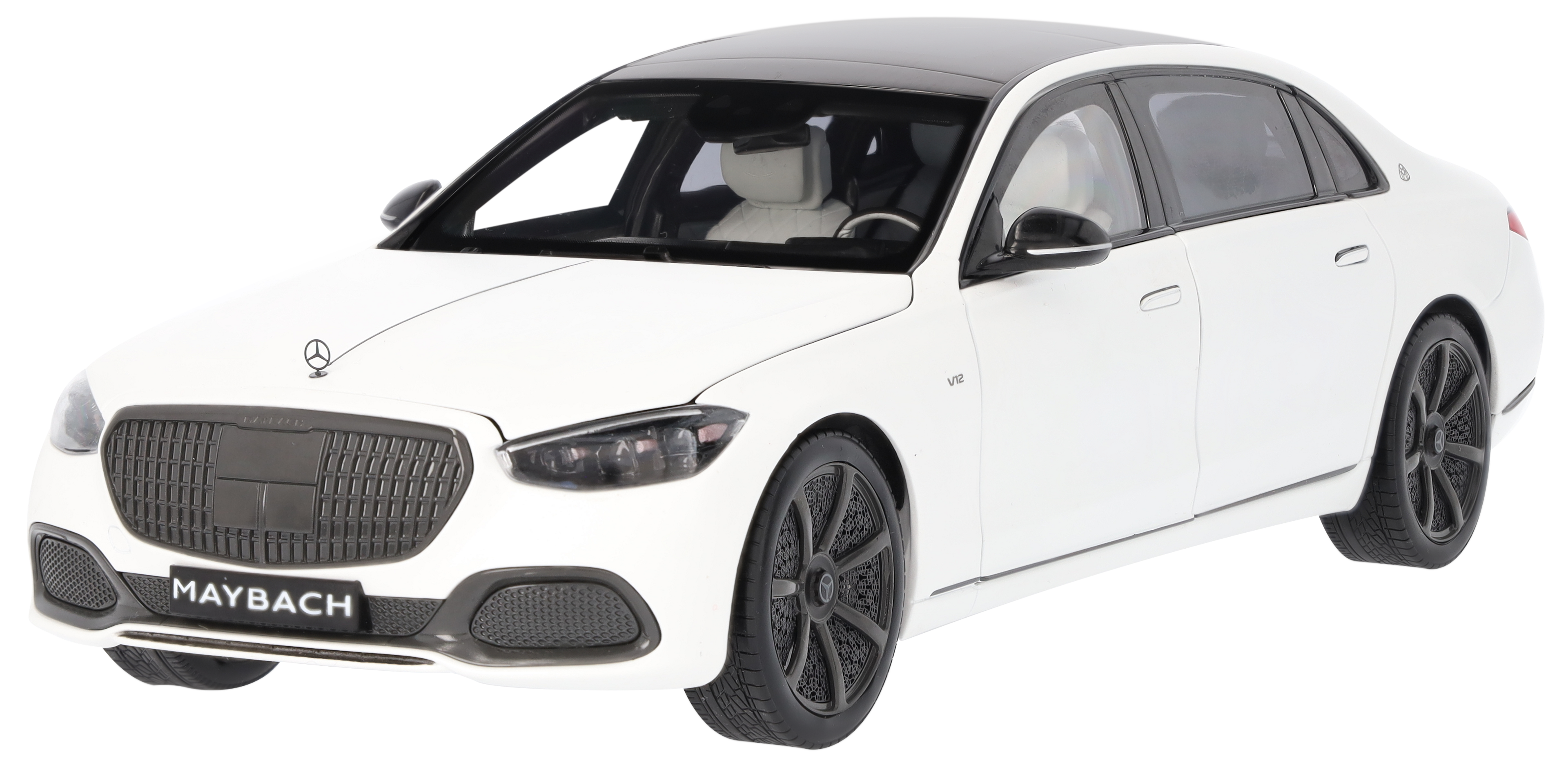 Mercedes-Maybach S 680 4MATIC, Night Series, X223 - G manufaktur bianco opalite magno, Norev, 1:18