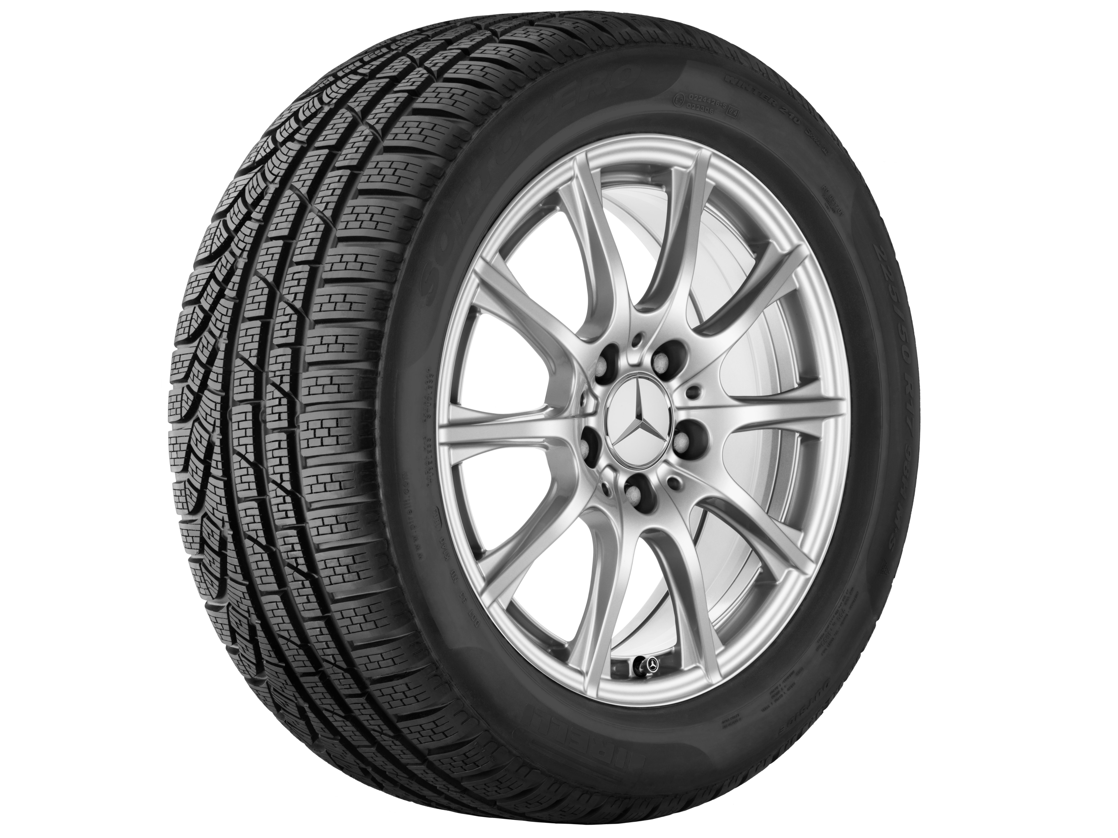 Cerchio a 10 razze - 205/60 R16  96T, 6,5 J x 16 ET 38