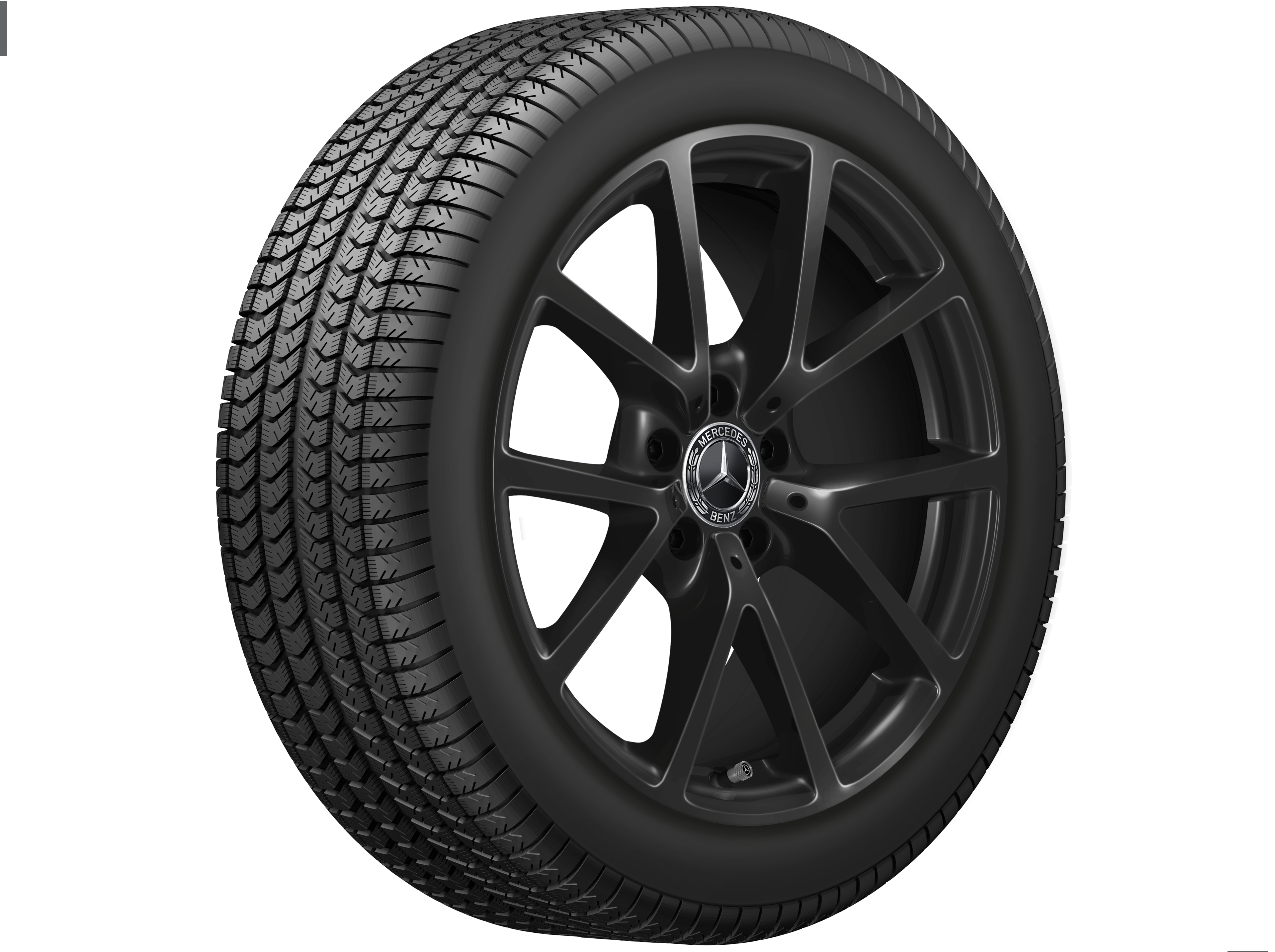 Cerchio a 10 razze, 45,7 cm (18 pollici) - 8 J x 18 ET 44,9, colore nero