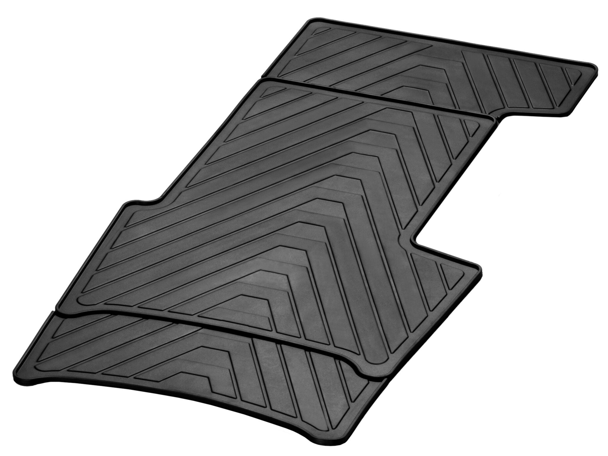 Tappetini in gomma, Tappetino centrale, 1 pezzo - LL/RL, colore nero