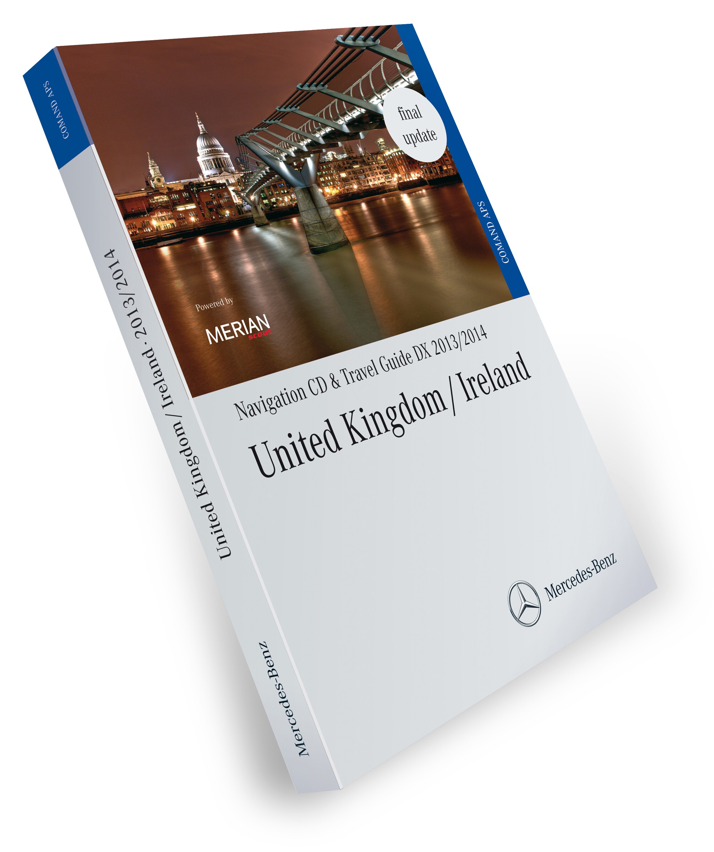 CD di navigazione, Gran Bretagna/Irlanda, con guida turistica MERIAN 2013/2014