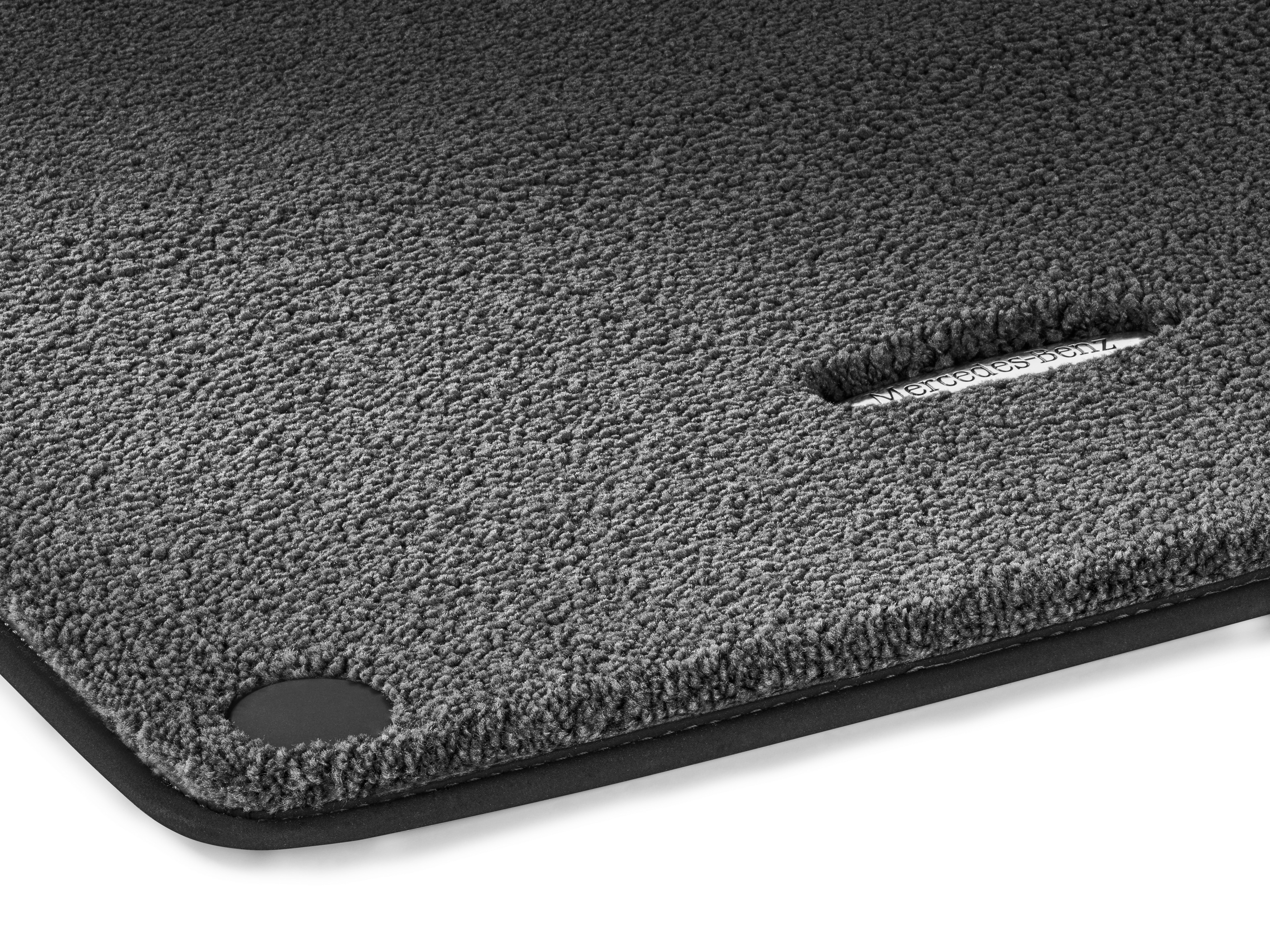 Tappetini in velours EXCLUSIVE, Tappetino lato guida/lato passeggero anteriore, 2 pezzi - RL, grigio lava